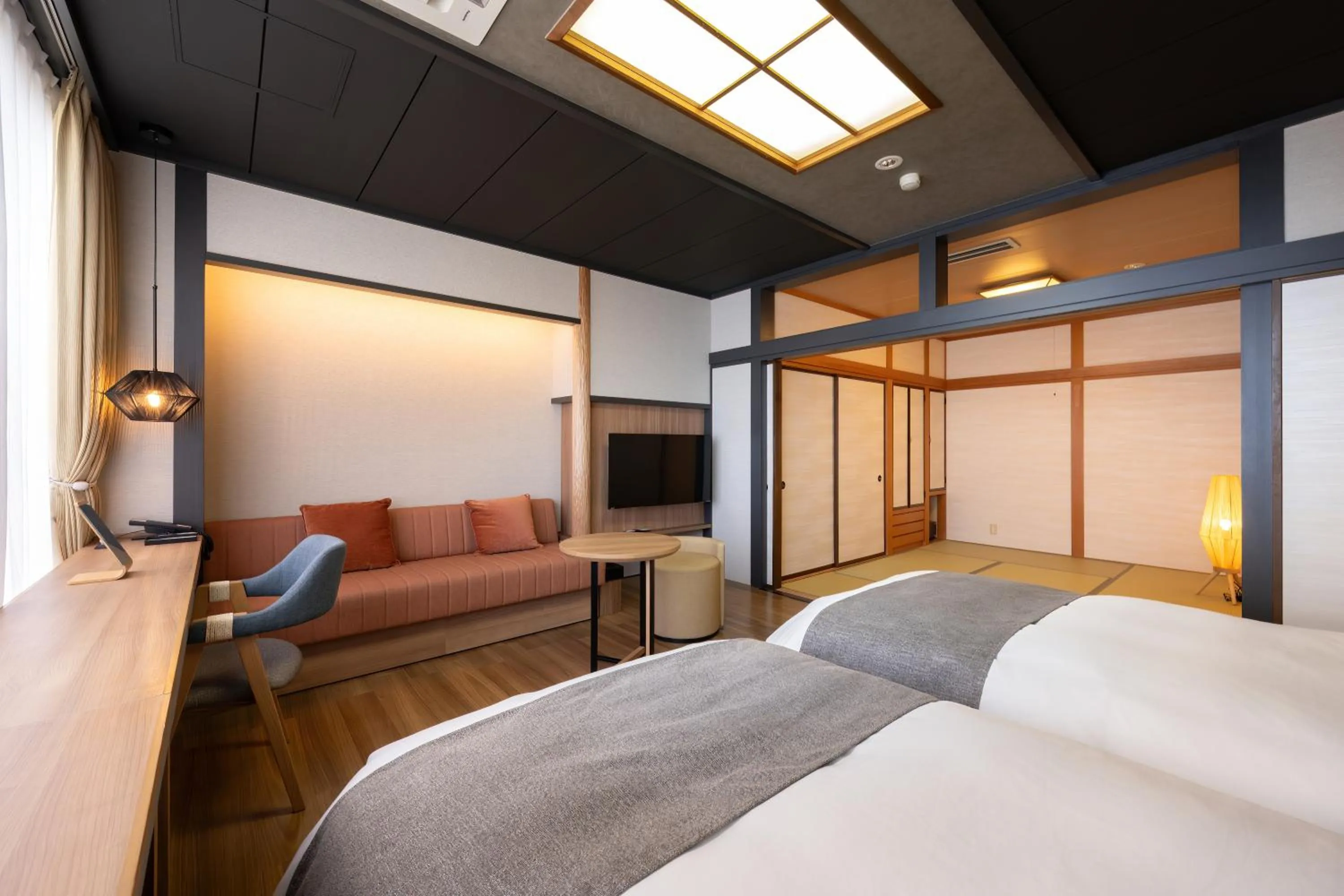 Bed in Ikkyu -Seaside Hotel-