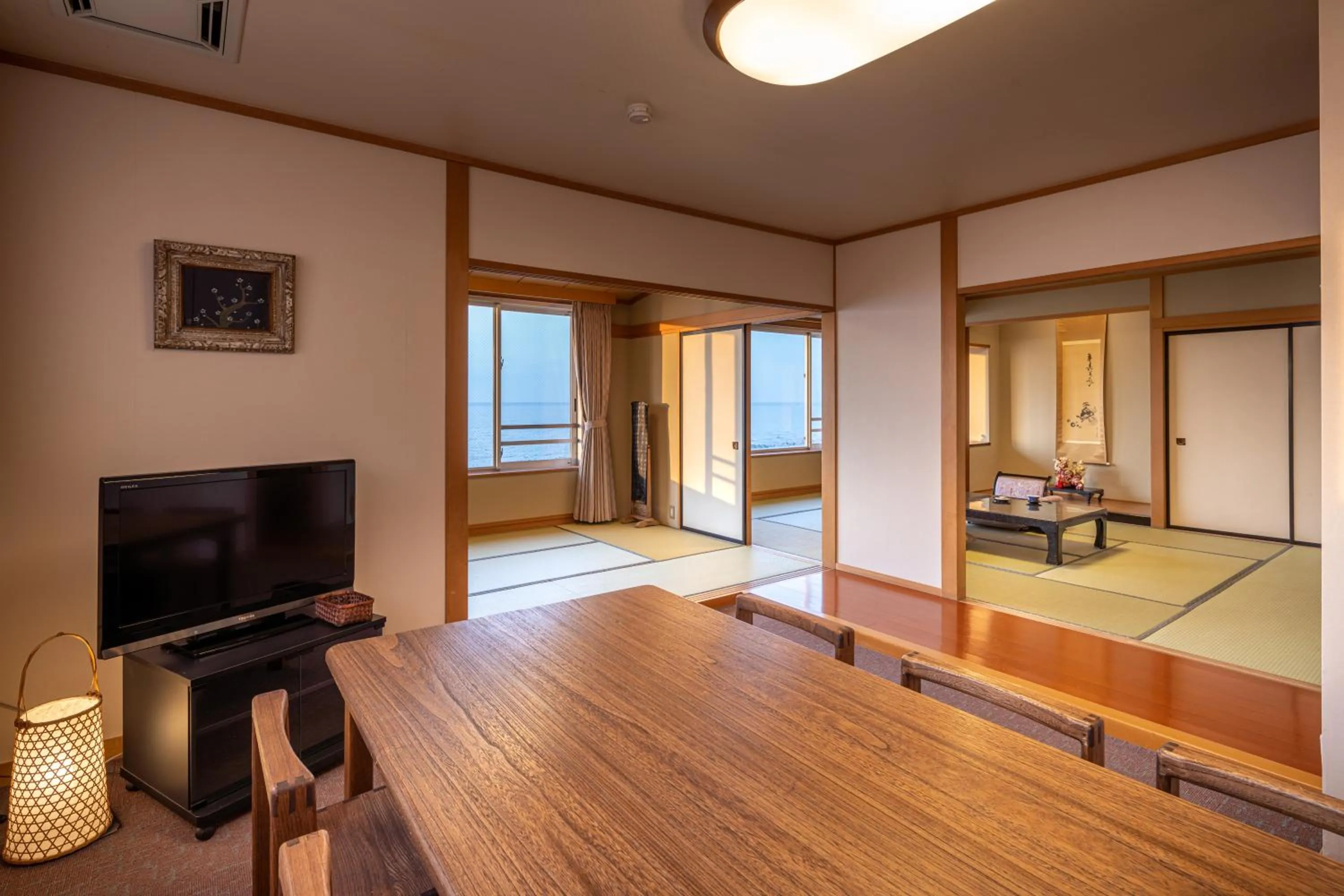Living room, Bed in Ikkyu -Seaside Hotel-