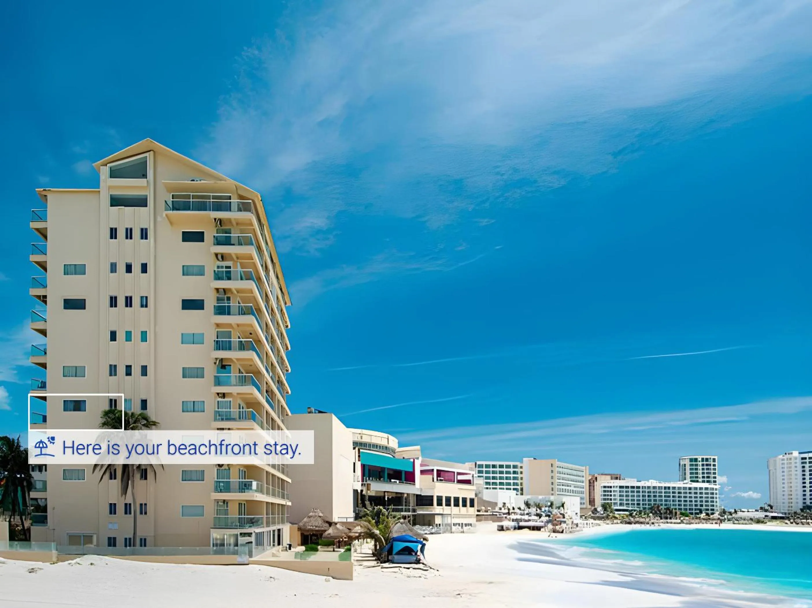 Bird's eye view in Paradise Beachfront & Nightlife Heart