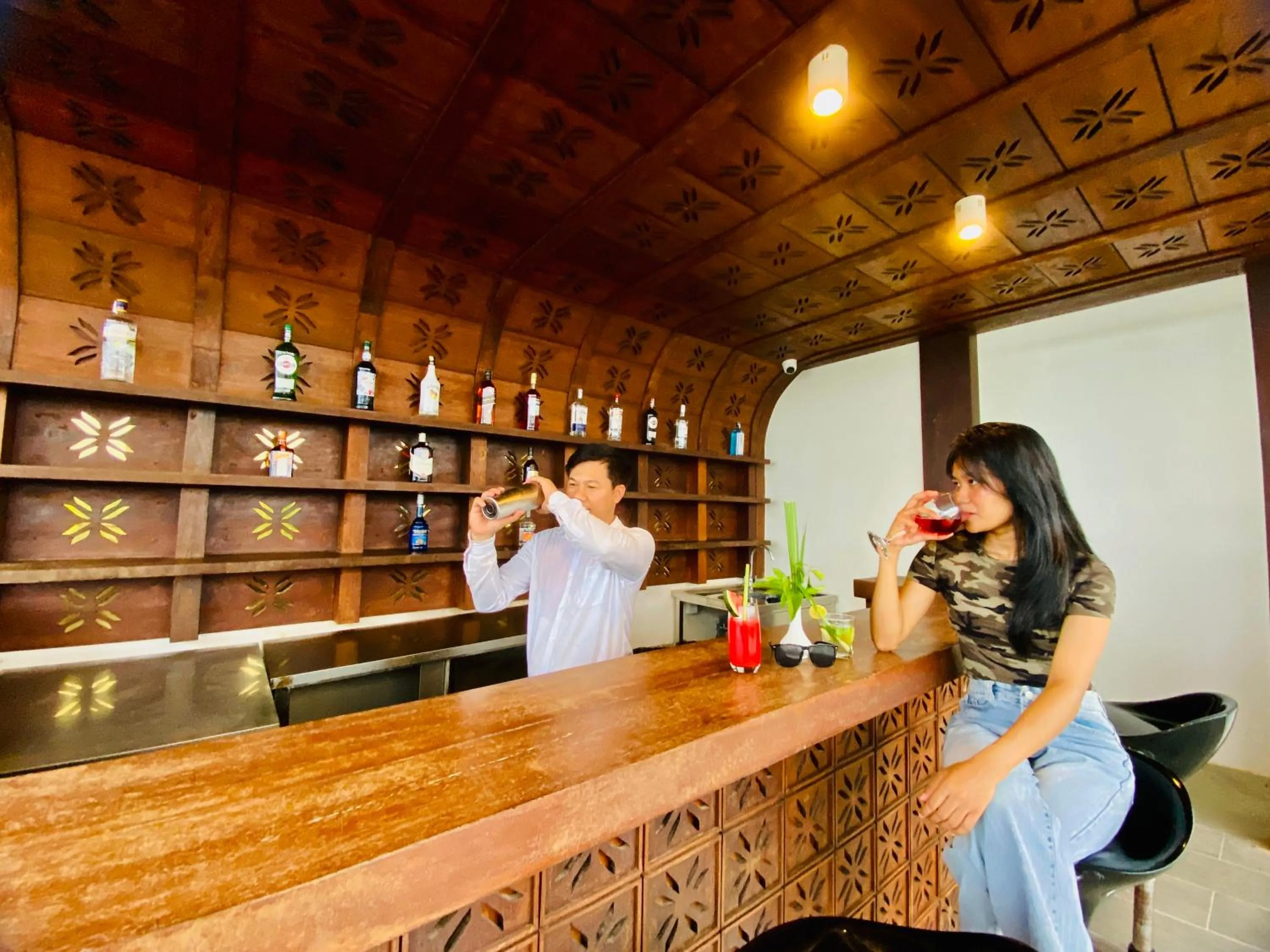 Lounge or bar in Siemreap Vasinh Residence
