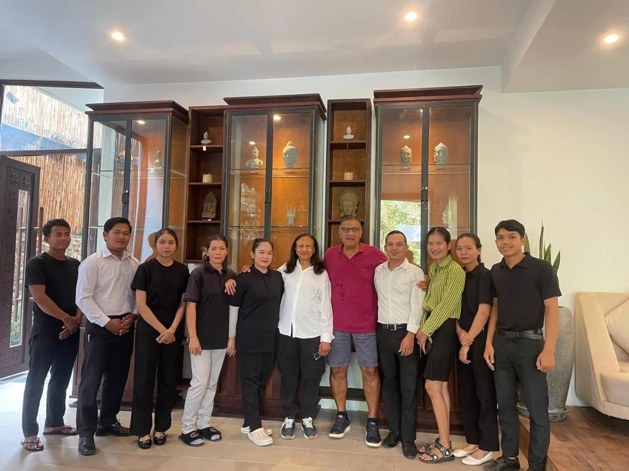 group of guests in Siemreap Vasinh Residence