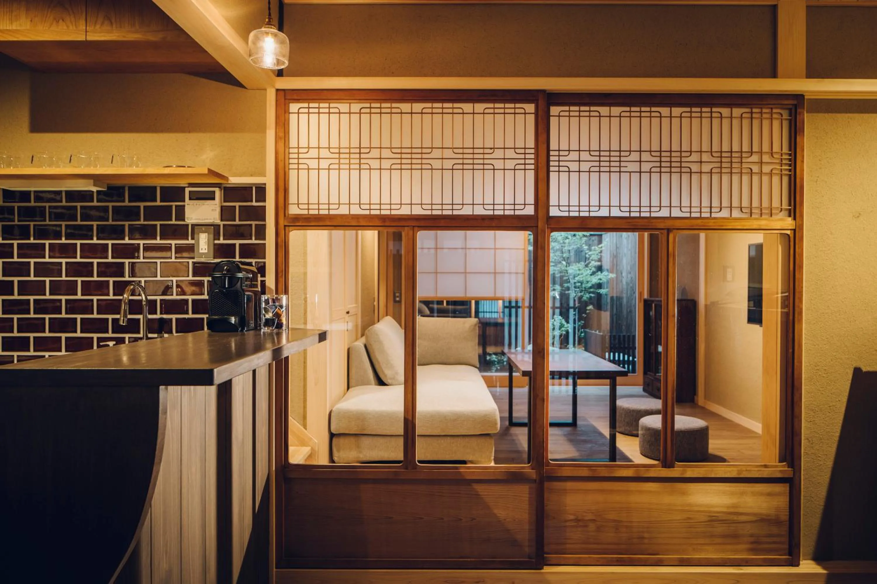 Living room, Bed in Someno House Kyoto Dog Friendly