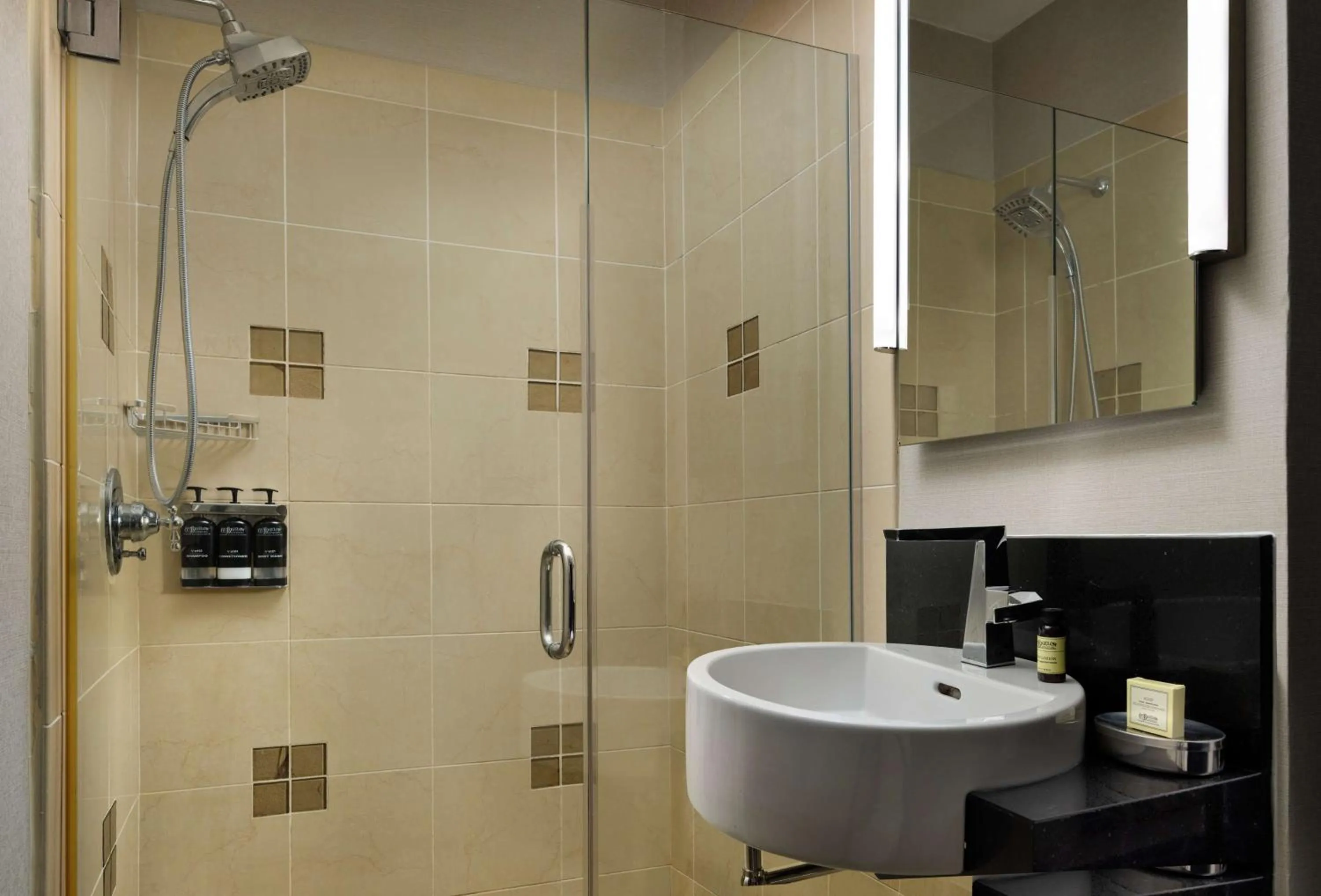 Bathroom in The Barnes San Francisco, Tapestry Collection by Hilton