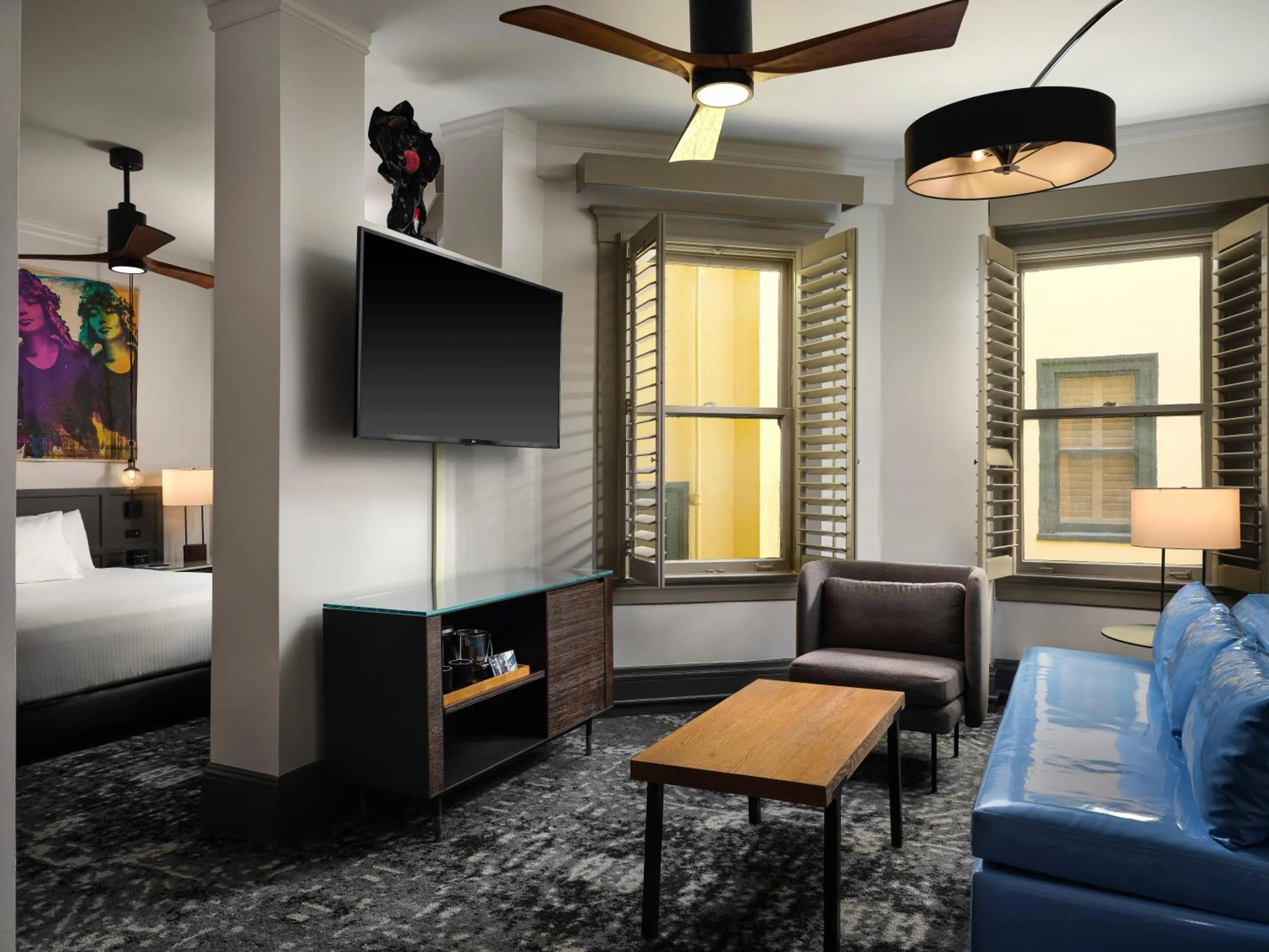 Bedroom, Bed in The Barnes San Francisco, Tapestry Collection by Hilton