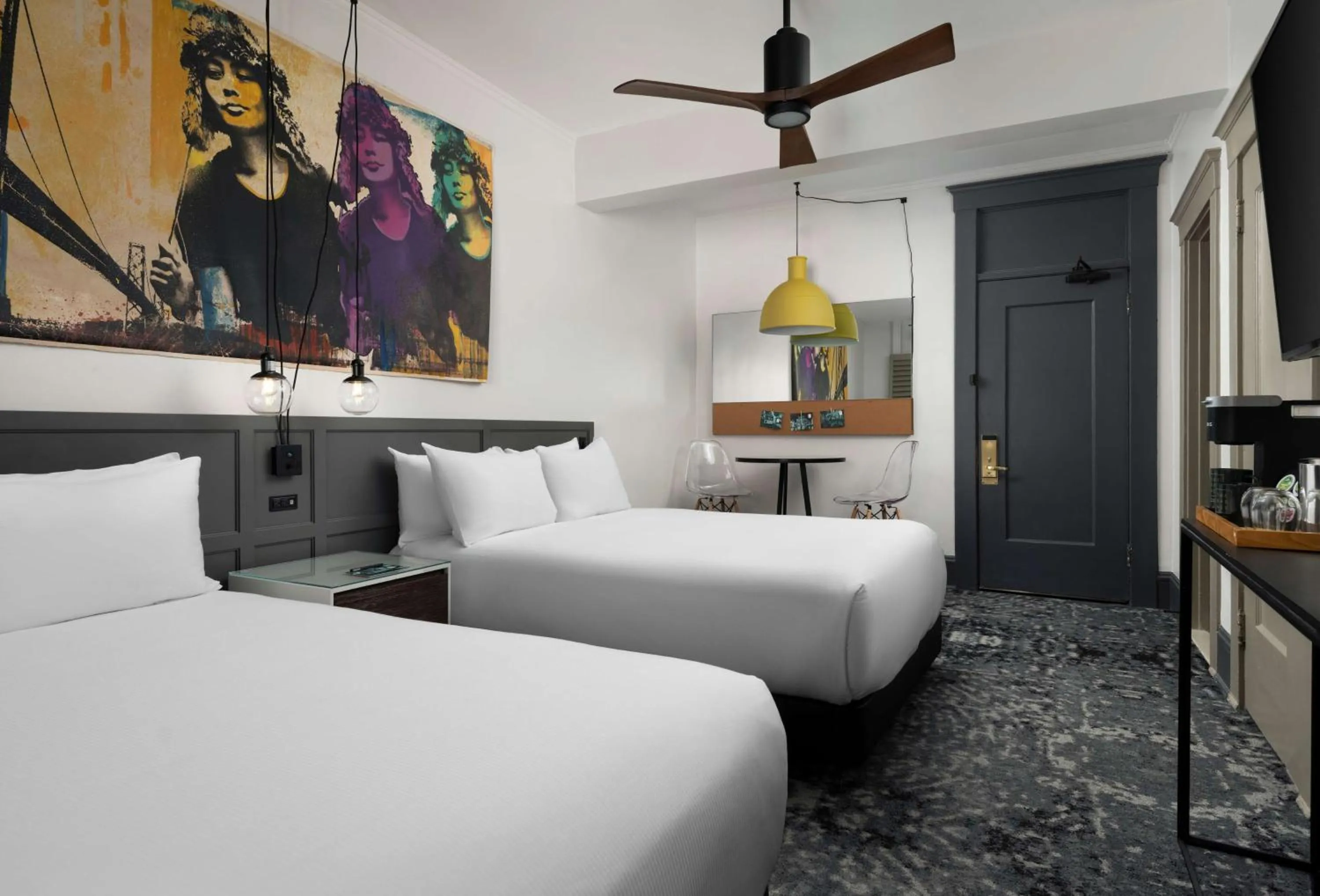 Bedroom, Bed in The Barnes San Francisco, Tapestry Collection by Hilton