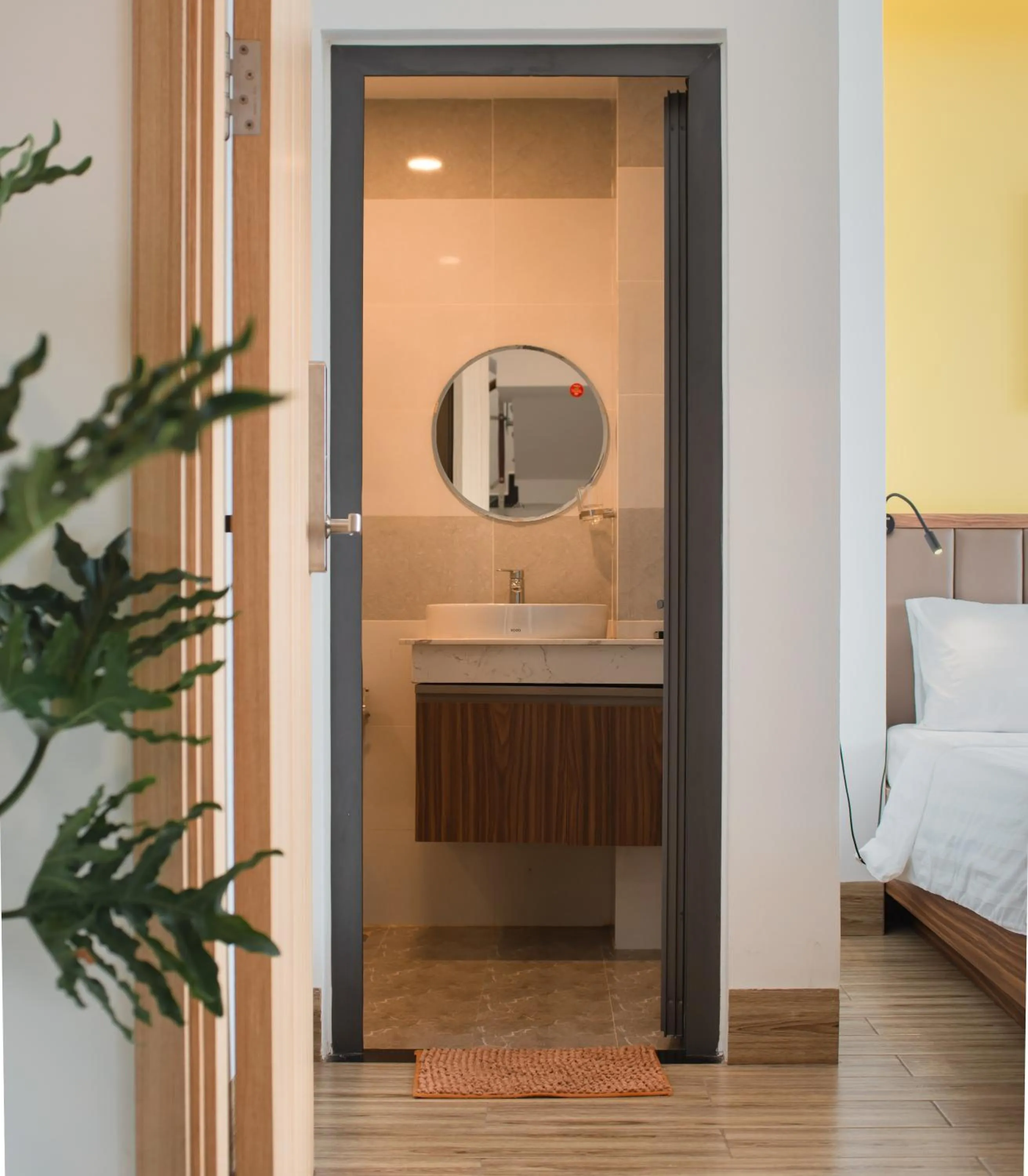 Toilet, Bed in West Lake Hotel - Near Bai Dai Beach