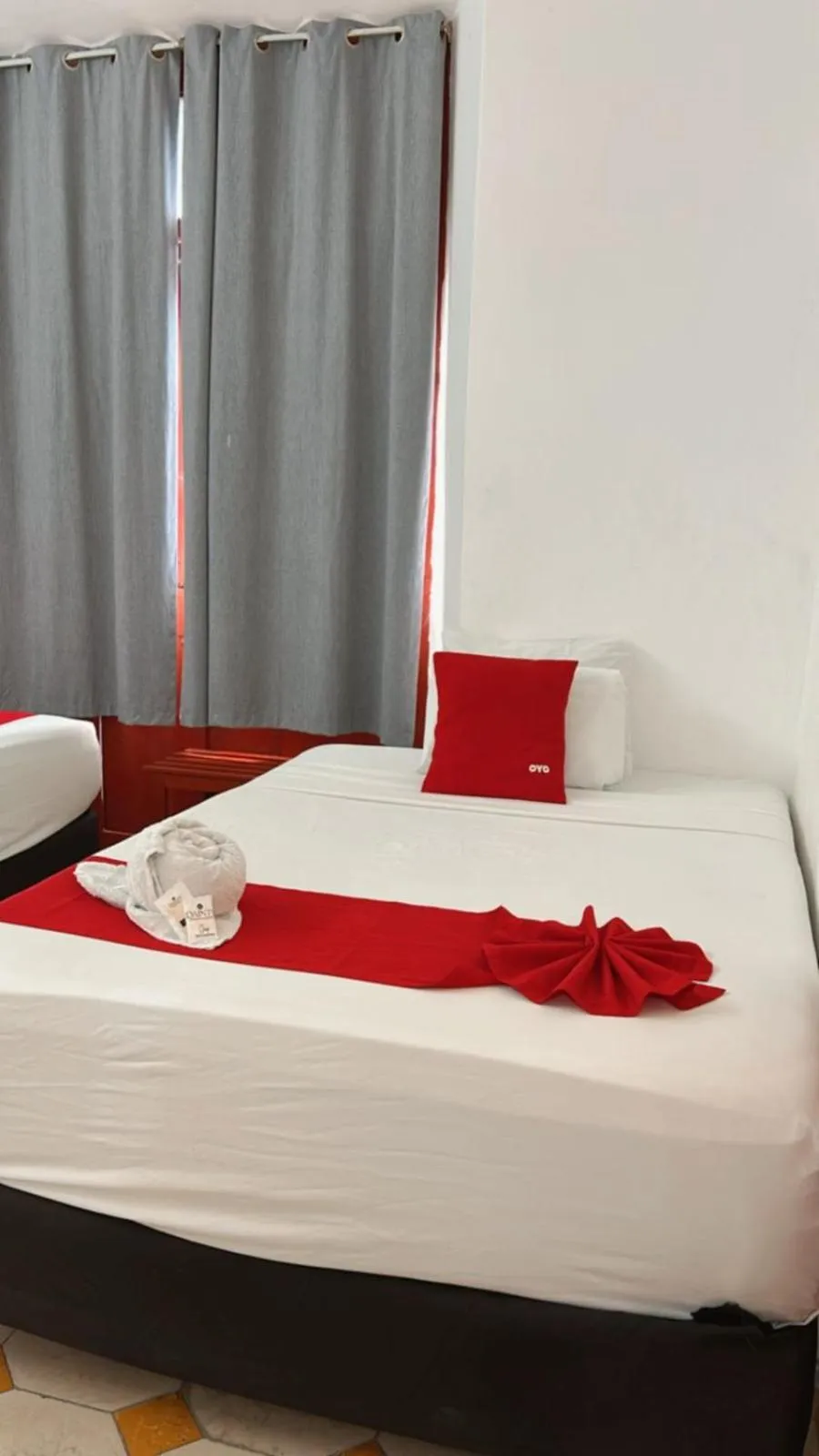 Bed in Hotel Margarita