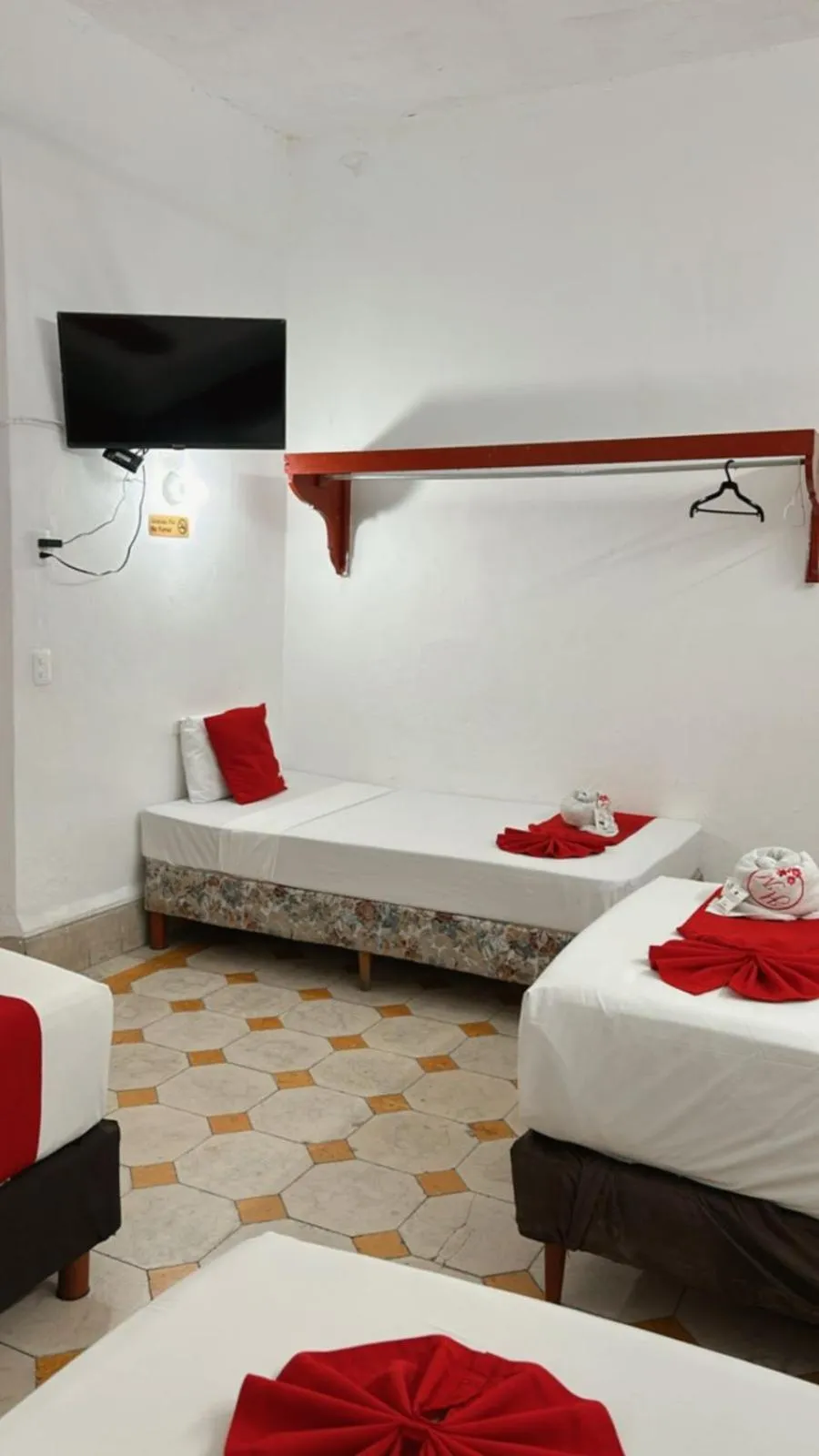 Bed in Hotel Margarita