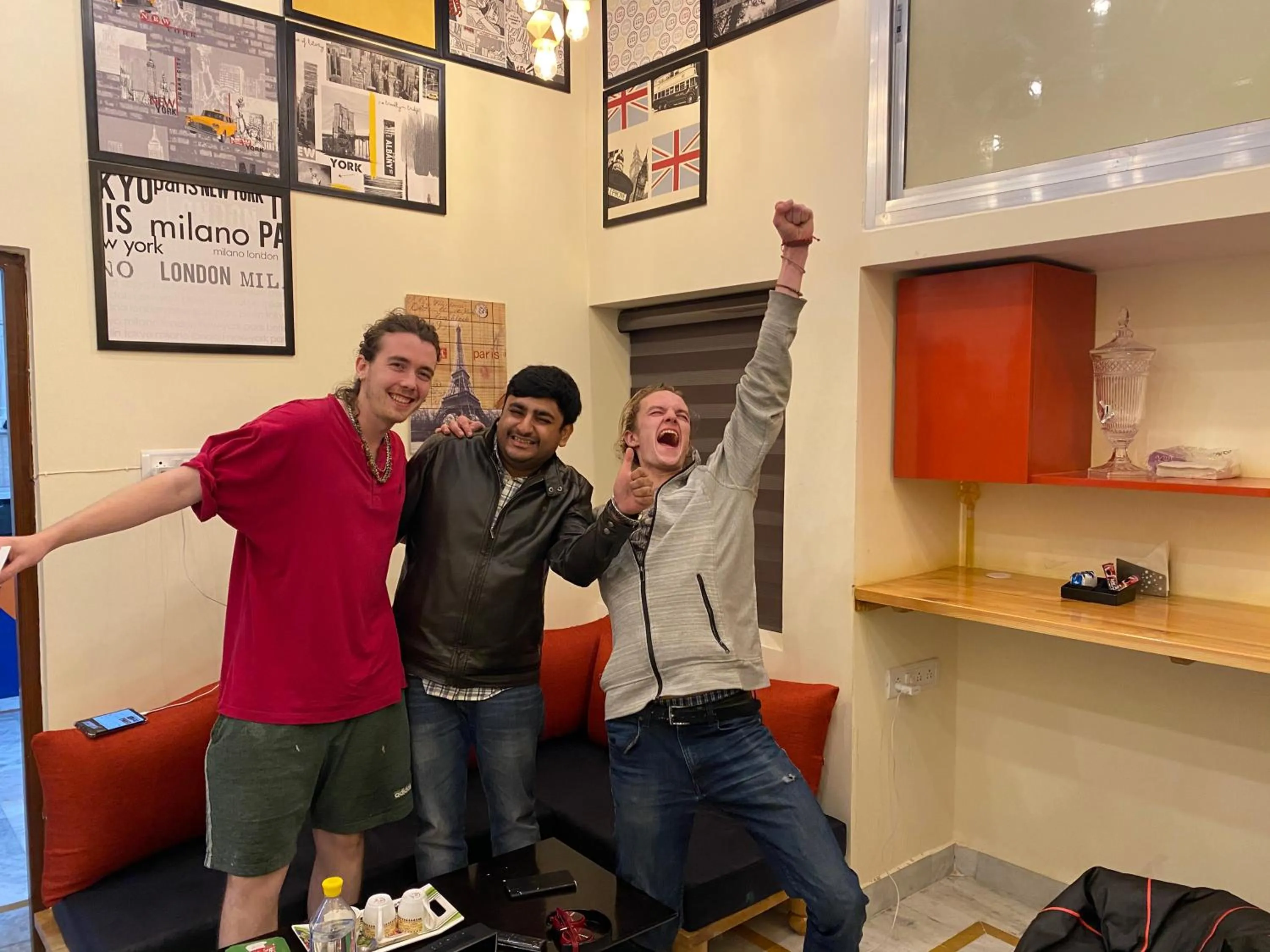 People in Backpackers Den