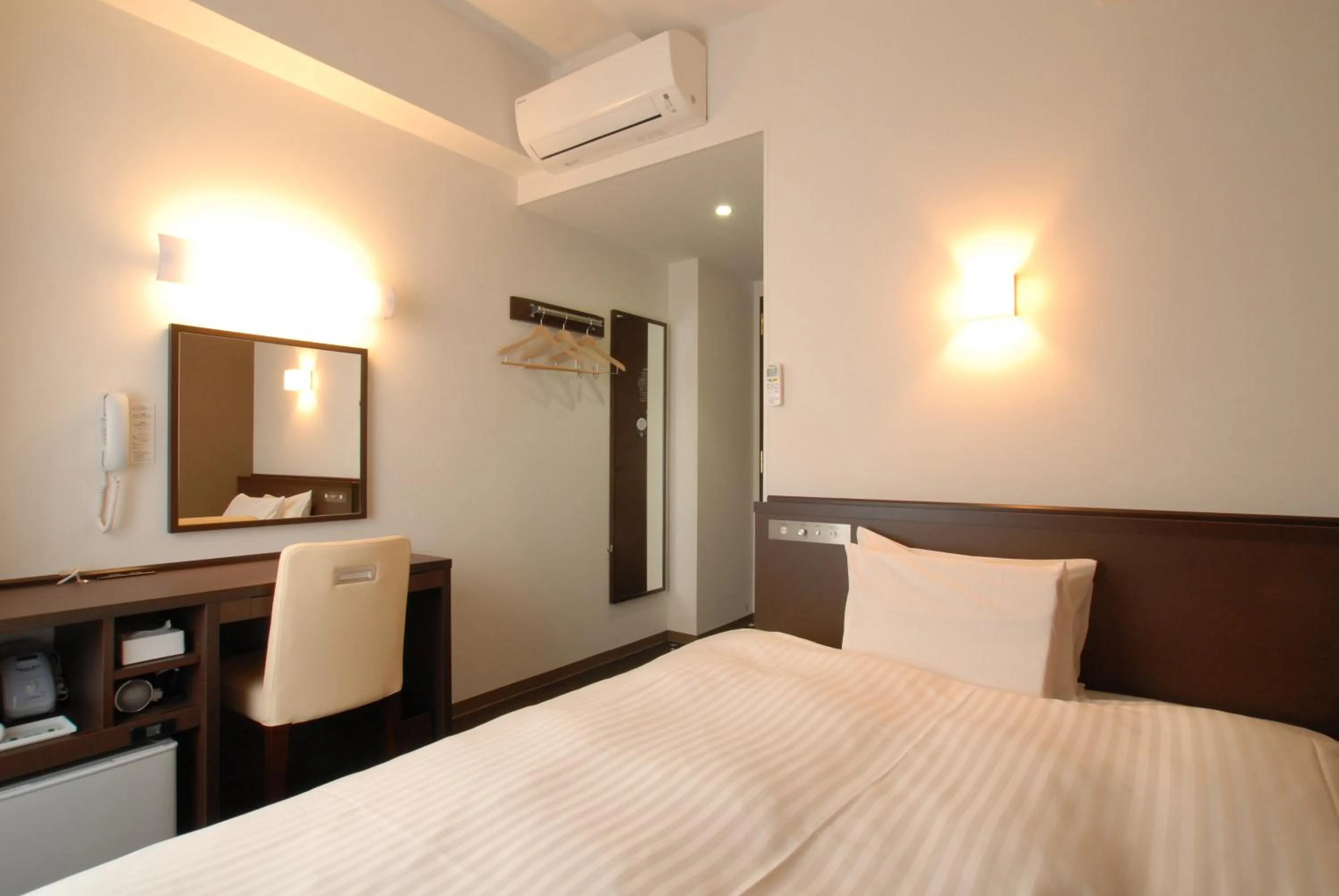 Bed in AB Hotel Nagoya Sakae