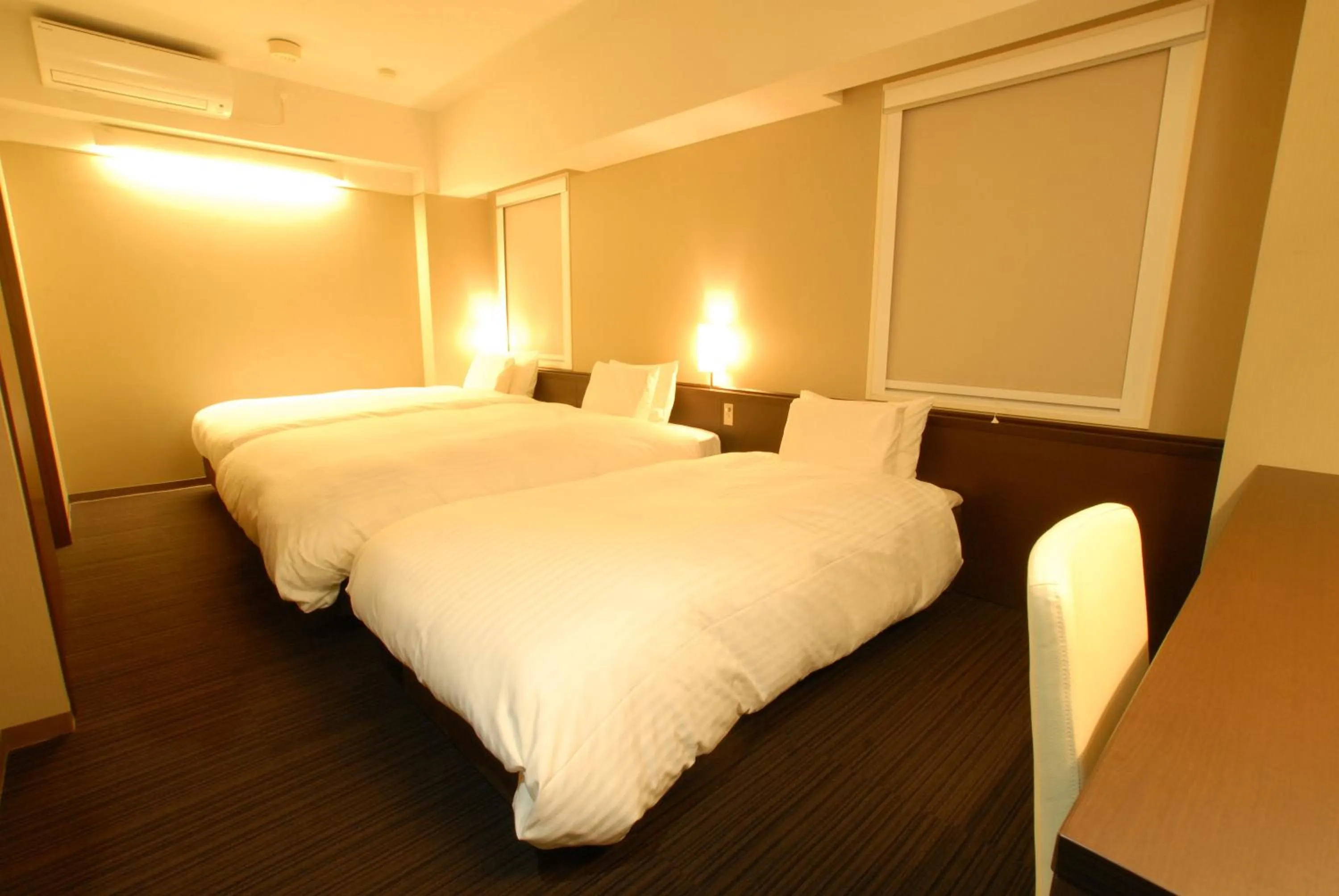 Bed in AB Hotel Nagoya Sakae