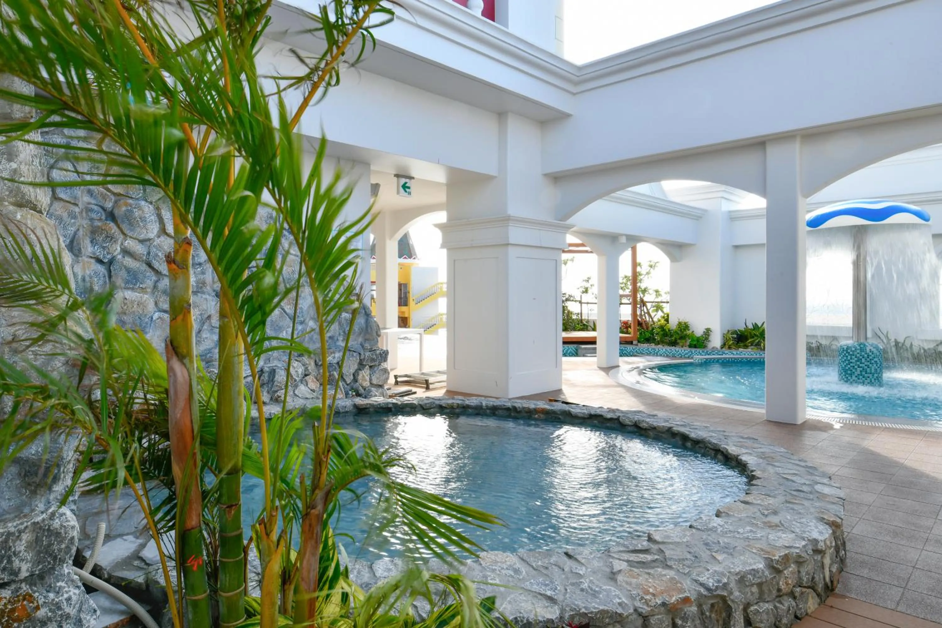 Swimming pool in Lequ Okinawa Chatan Spa ＆ Resort