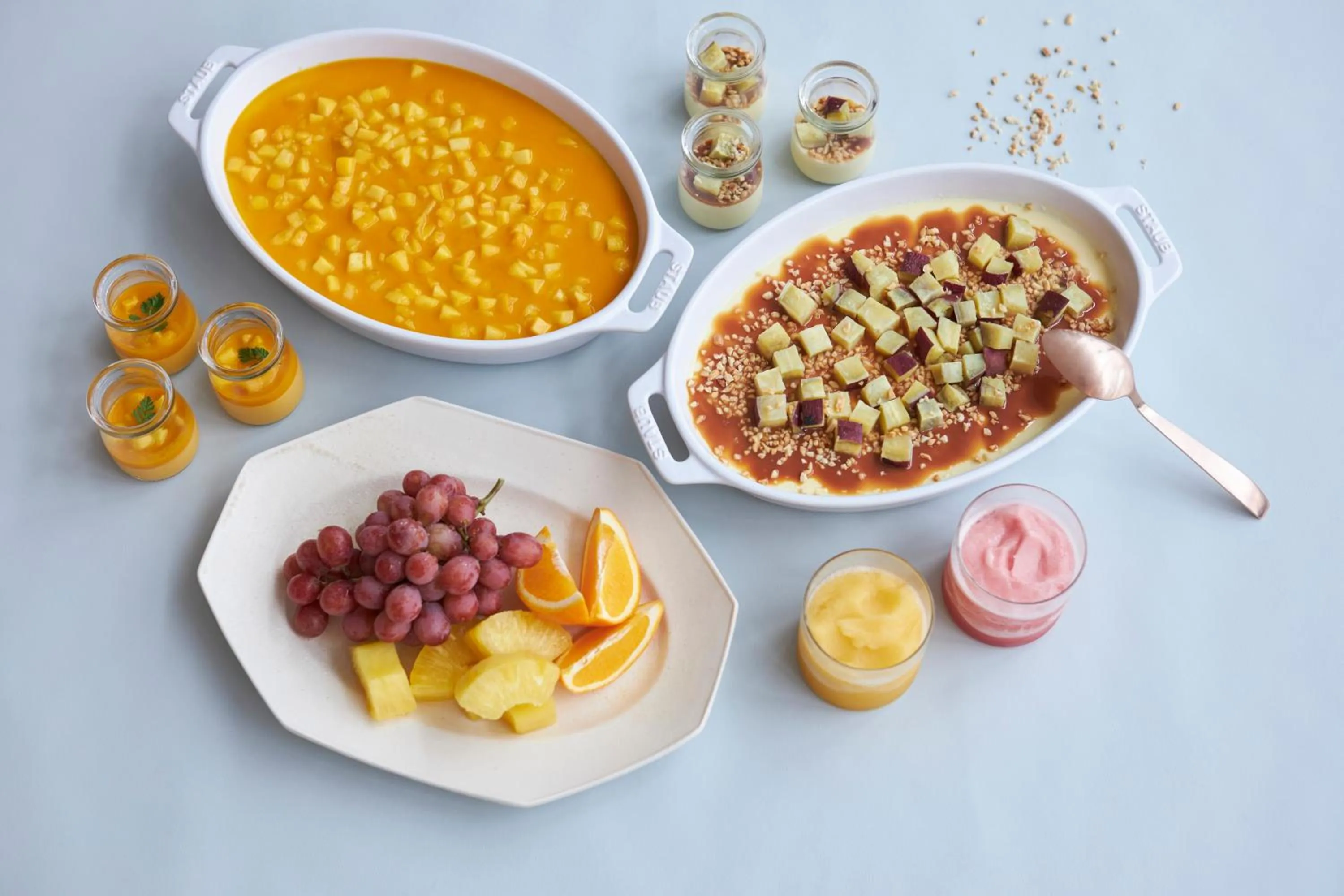 Buffet breakfast in Lequ Okinawa Chatan Spa ＆ Resort