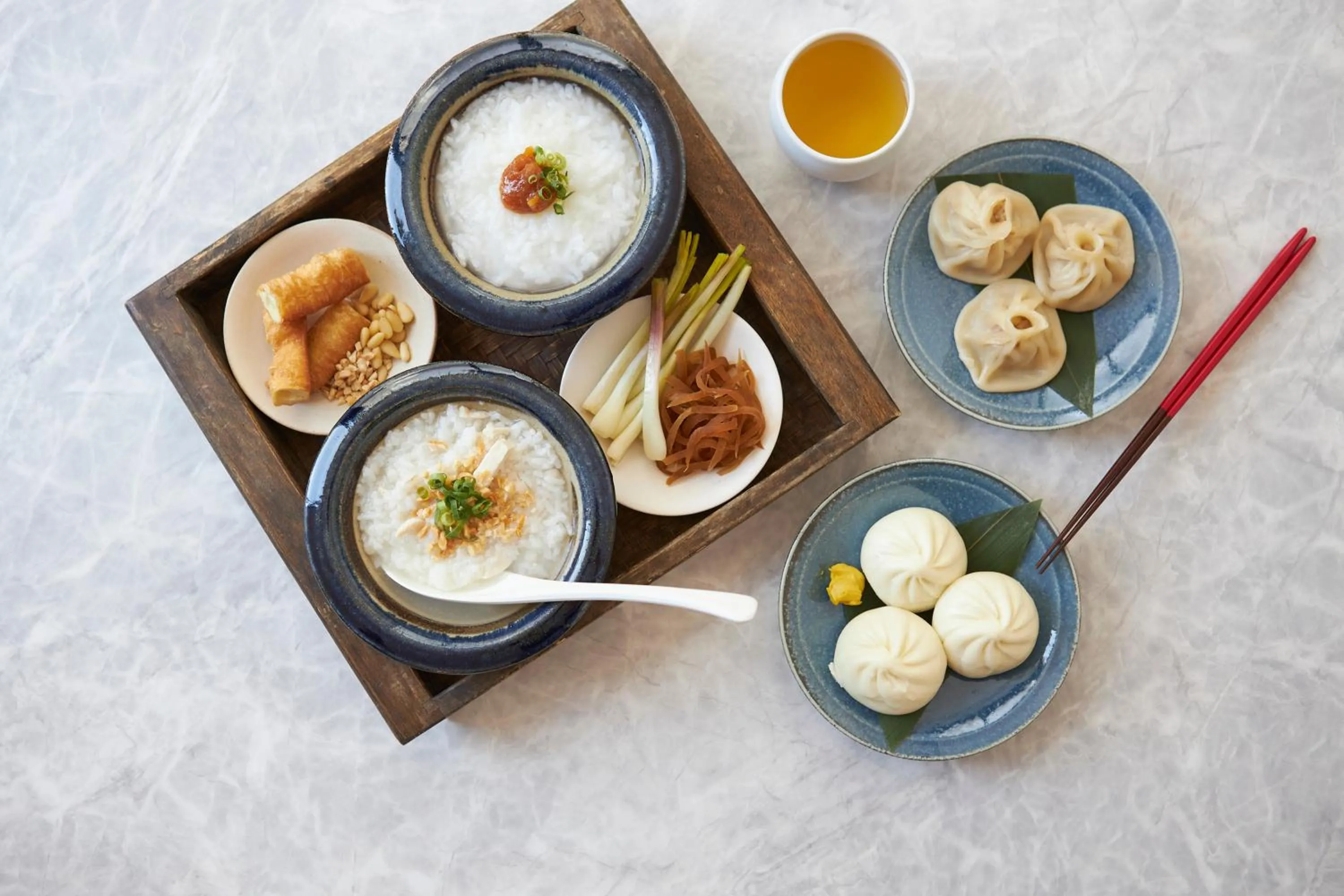 Buffet breakfast in Lequ Okinawa Chatan Spa ＆ Resort