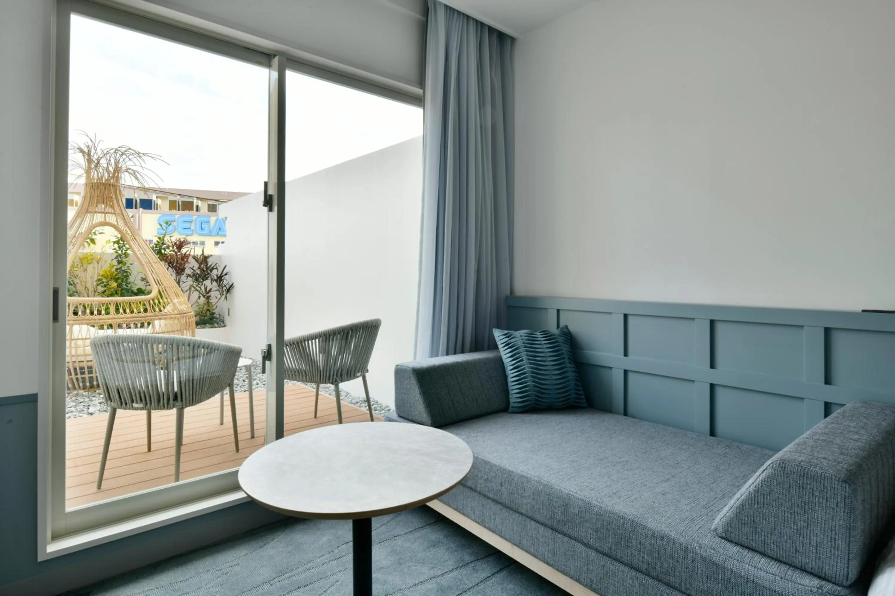 Balcony/Terrace in Lequ Okinawa Chatan Spa ＆ Resort