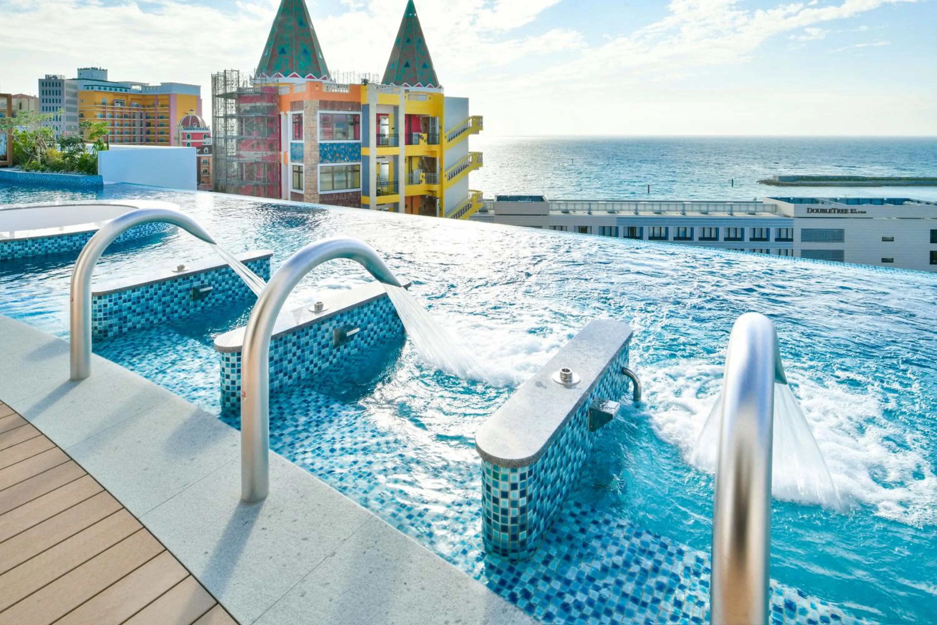 Swimming pool in Lequ Okinawa Chatan Spa ＆ Resort
