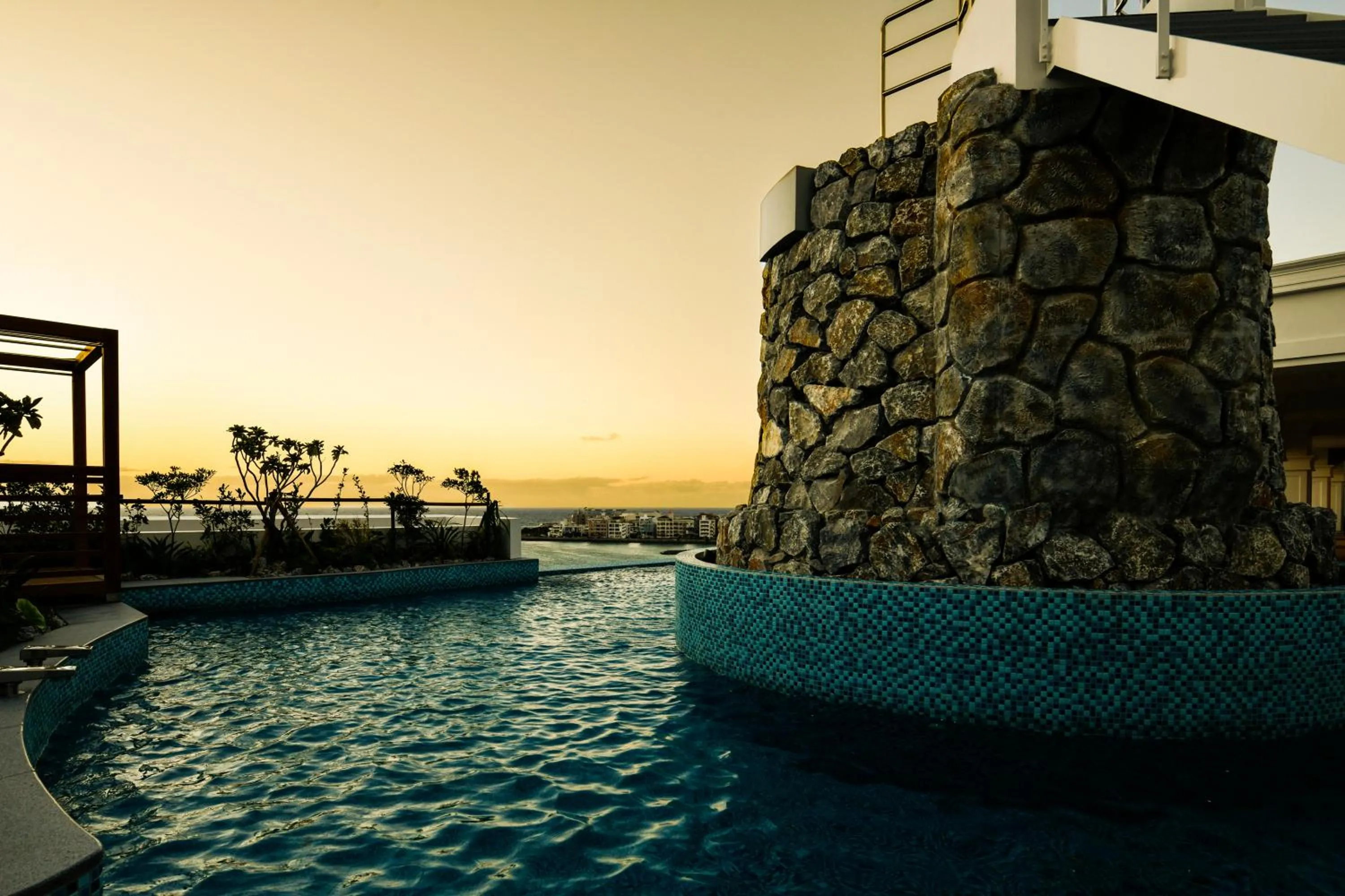 Swimming pool in Lequ Okinawa Chatan Spa ＆ Resort