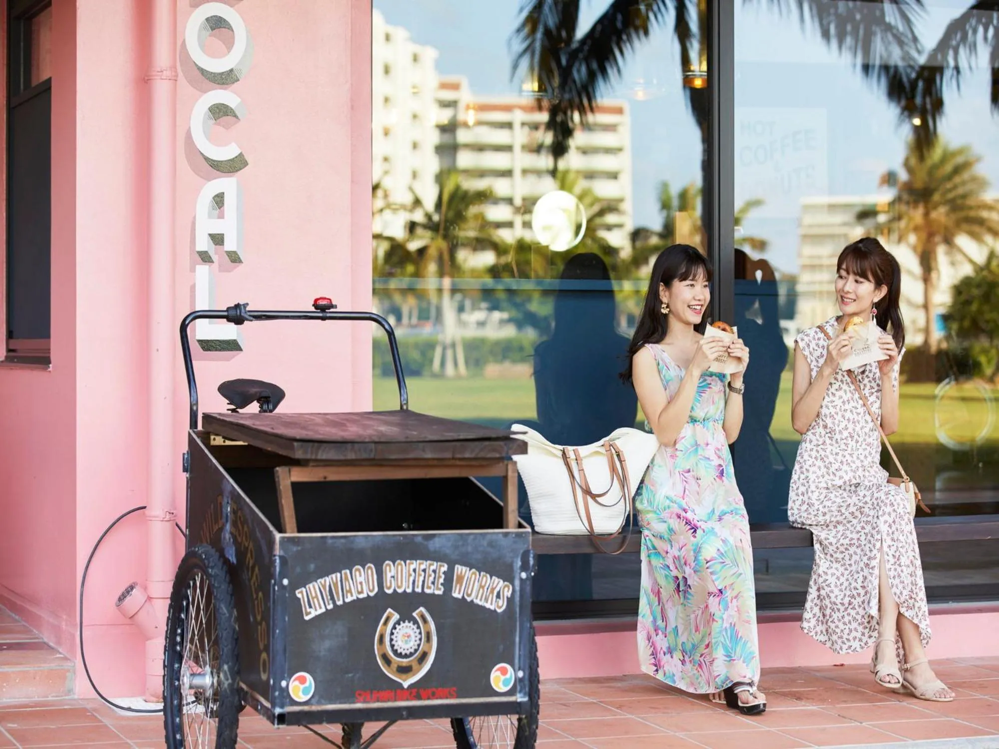 Nearby landmark in Lequ Okinawa Chatan Spa ＆ Resort