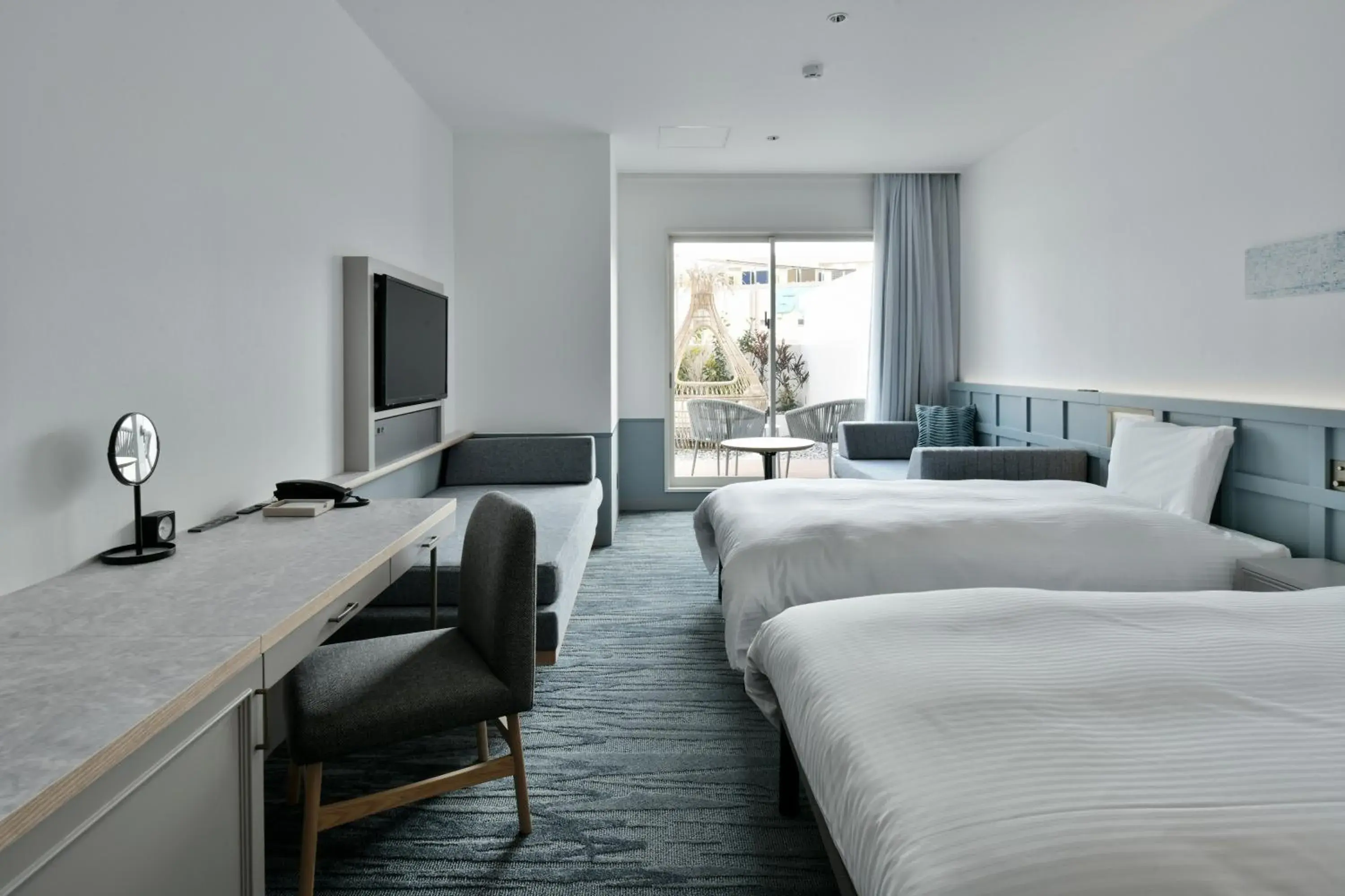 Superior Triple Room with Garden View - single occupancy in Lequ Okinawa Chatan Spa & Resort Superior Triple Room with Garden View - single occupancy in Lequ Okinawa Chatan Spa & Resort