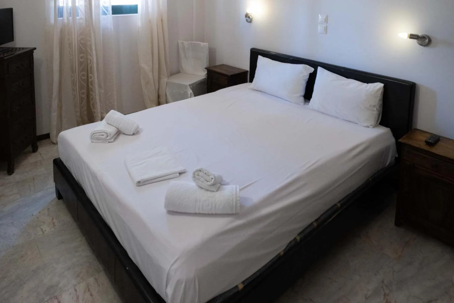 Bedroom, Bed in Tsamadanis Hotel & Bungalows Friends Family