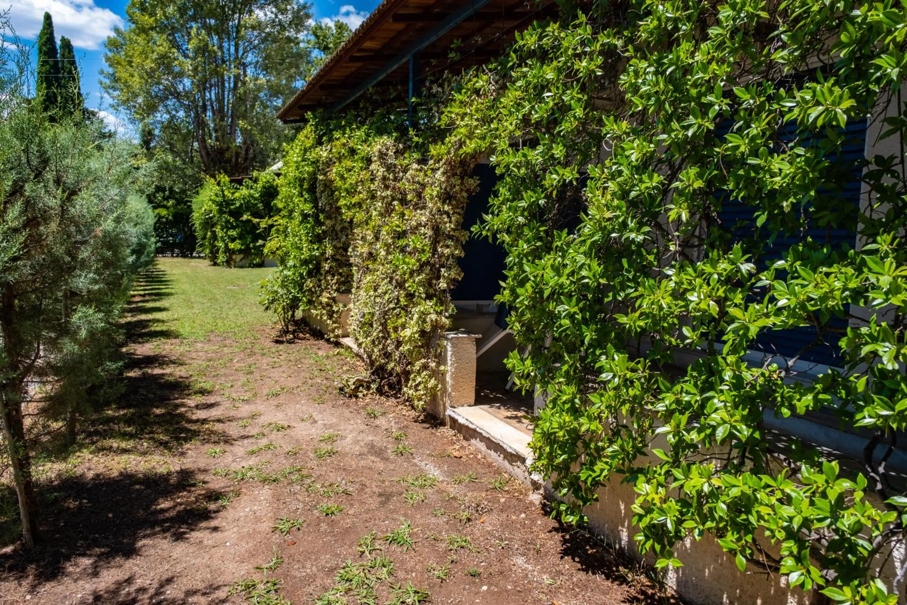 Patio in Tsamadanis Hotel & Bungalows Friends Family