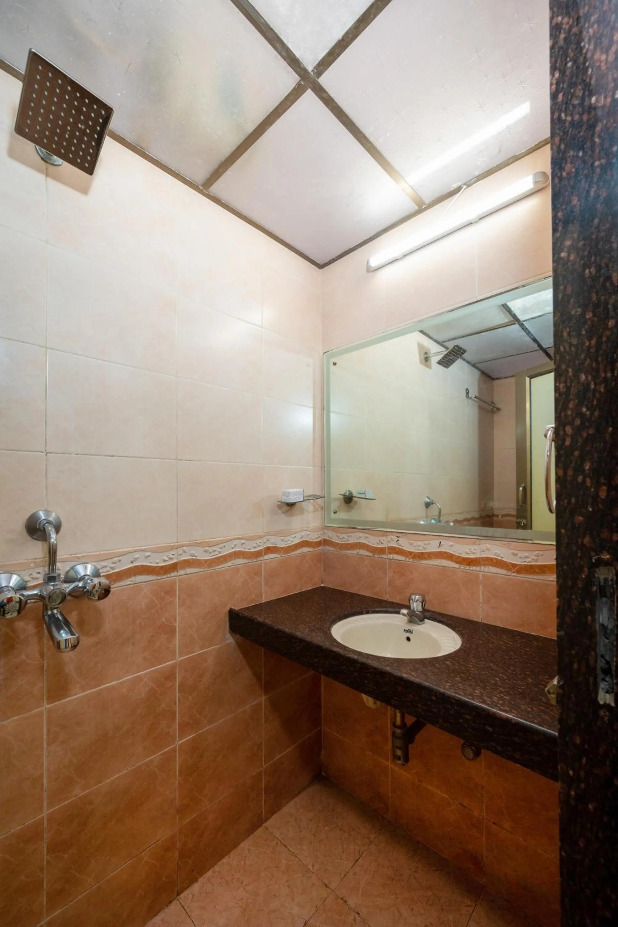 Shower in Hotel Kalpana Palace, Mumbai