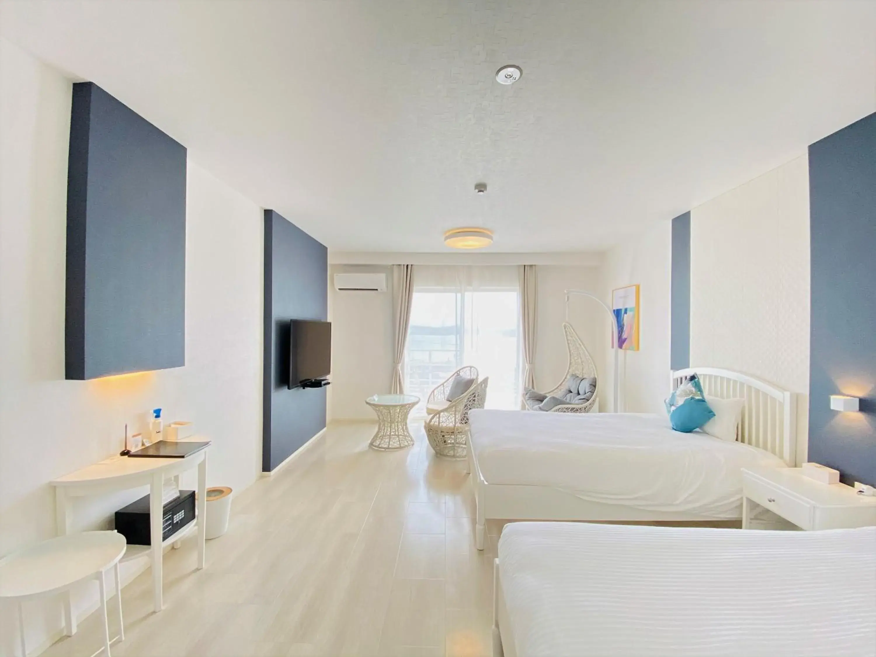 Deluxe Twin Room with Sea View in Lalamare Kouri Deluxe Twin Room with Sea View in Lalamare Kouri