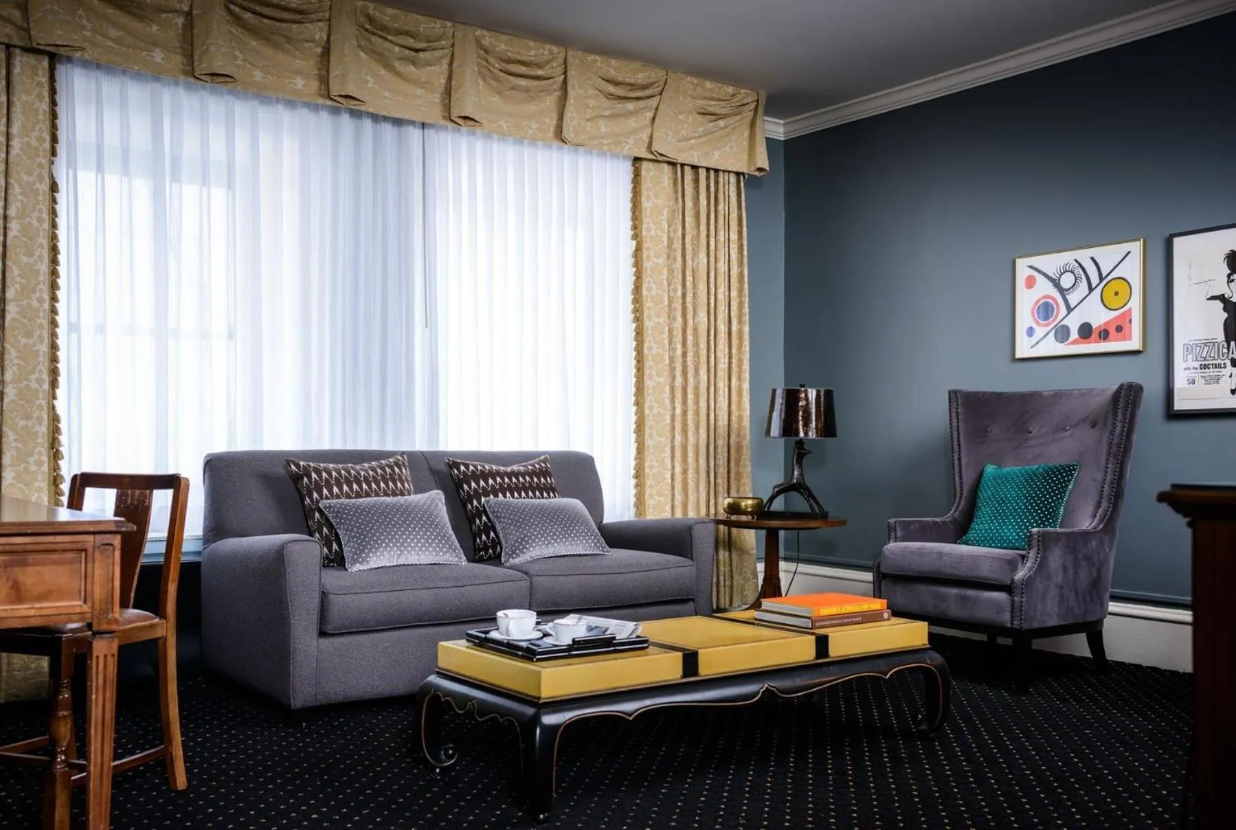 Seating area in Hotel Sorrento