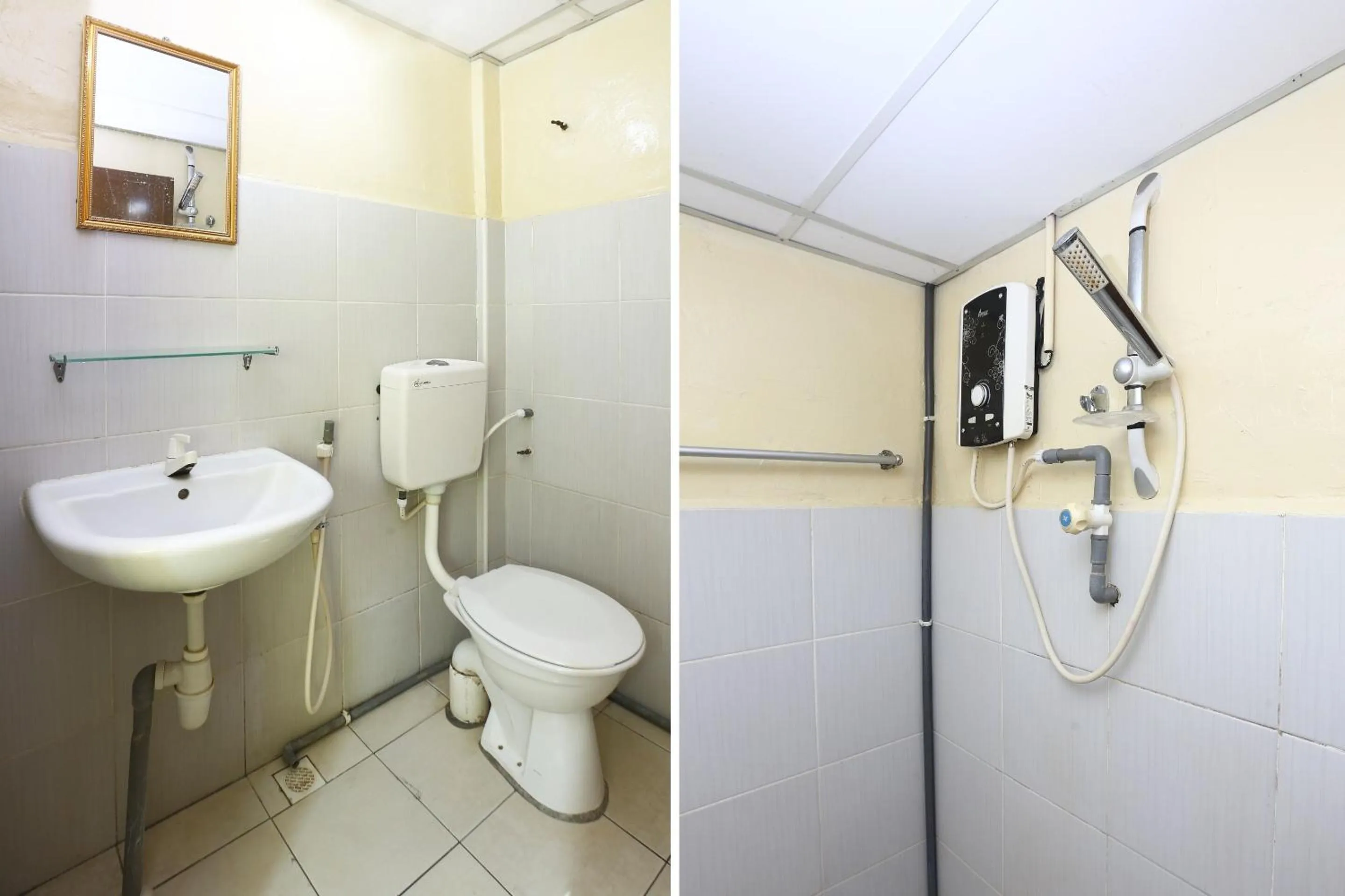 Bathroom in Hotel O Harmoni Hotel