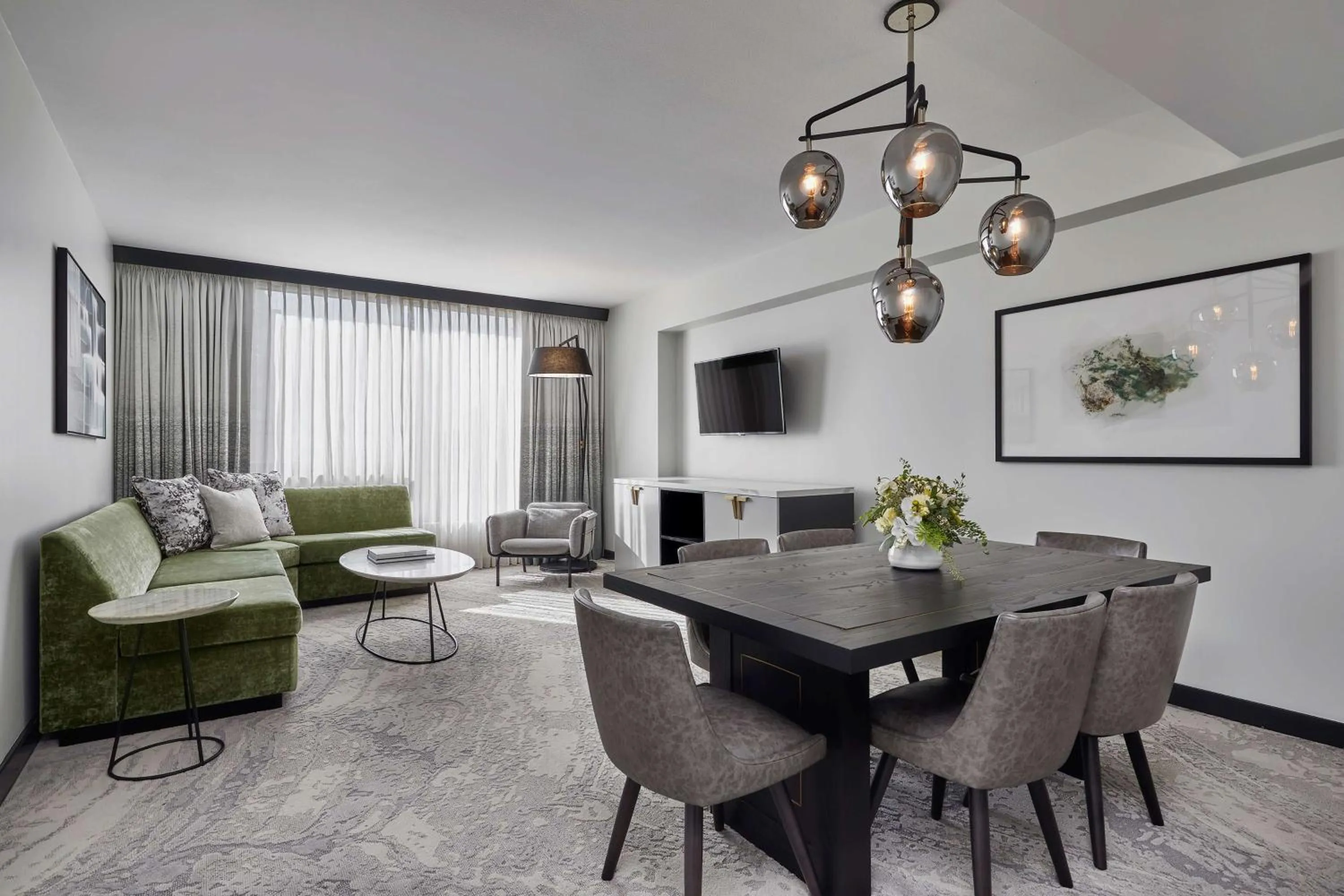 Living room in Hotel 1000, LXR Hotels & Resorts