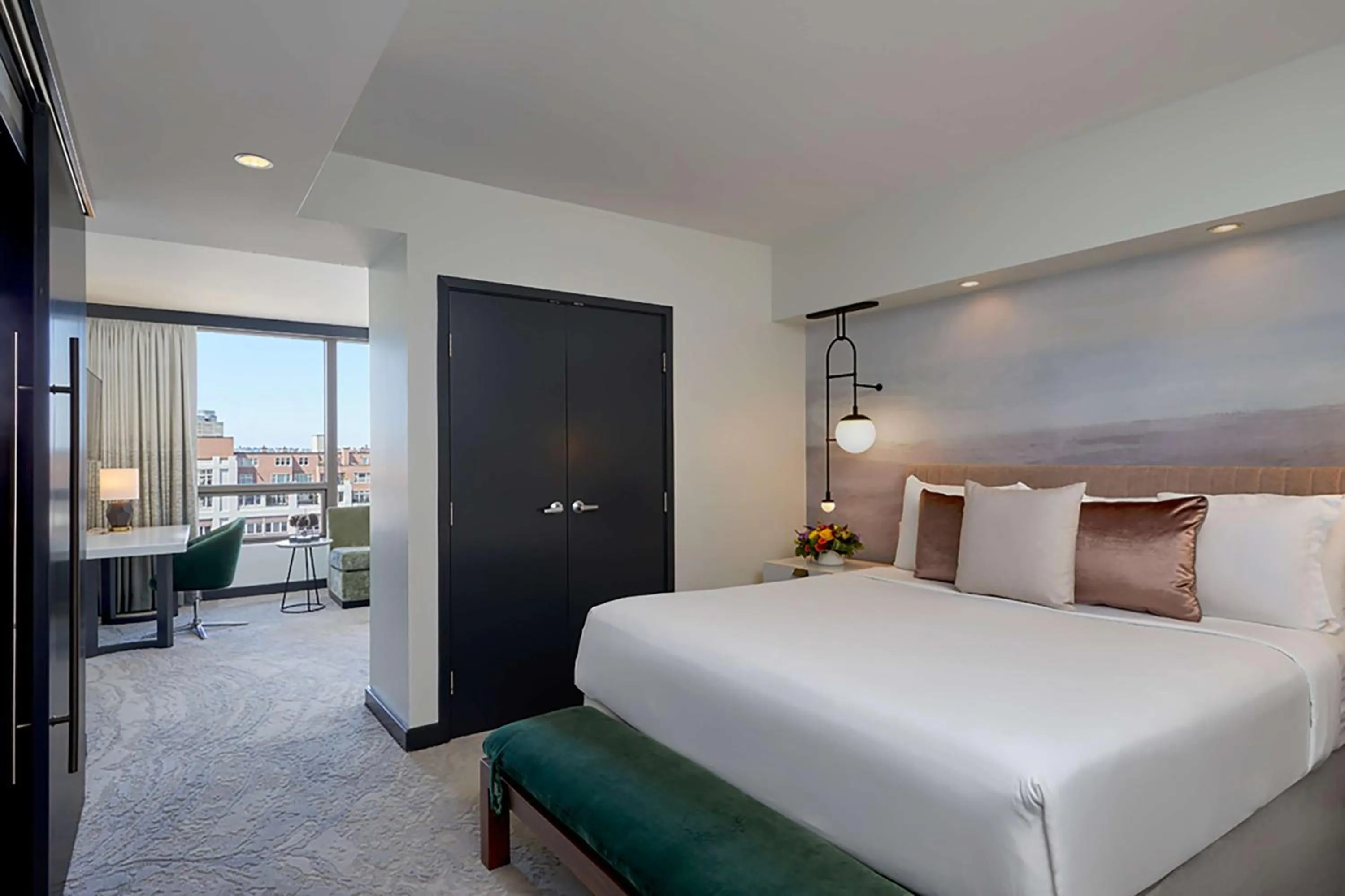 Bed in Hotel 1000, LXR Hotels & Resorts