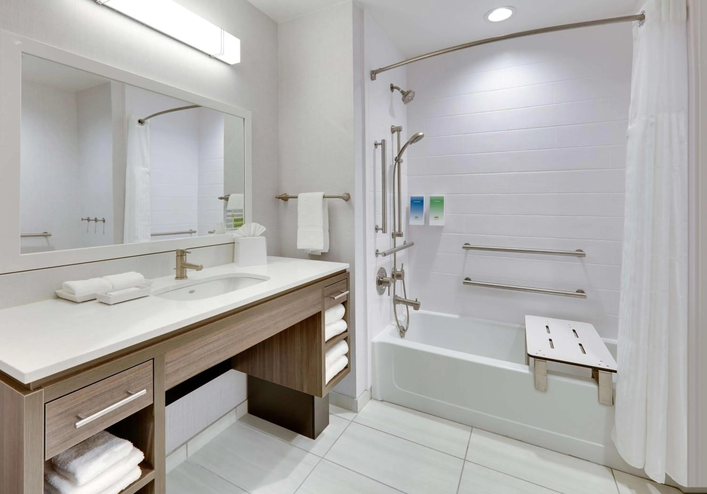 Bathroom in Home2 Suites By Hilton Euless Dfw West, Tx