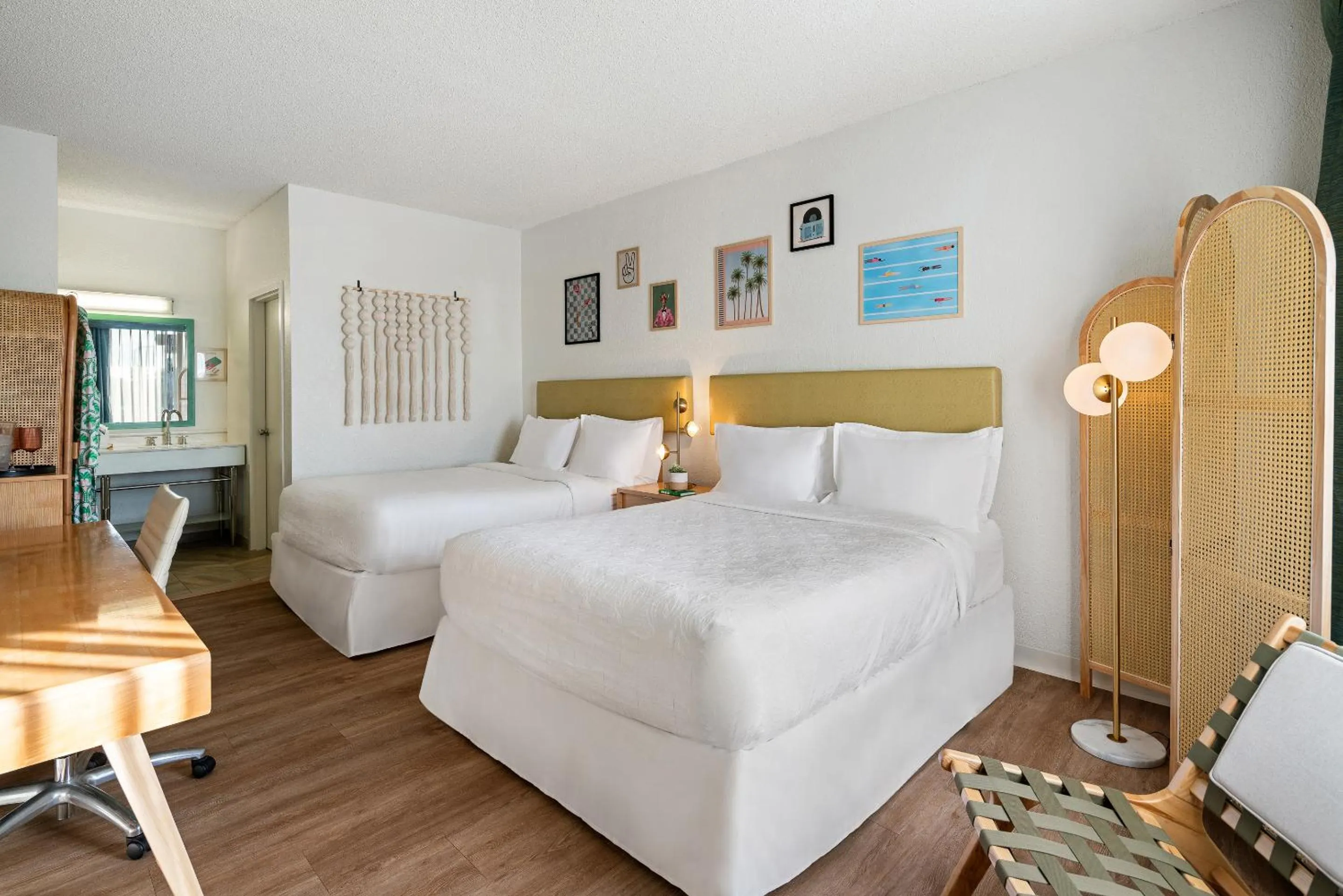 Bedroom, Bed in Palm Tree Club Miami