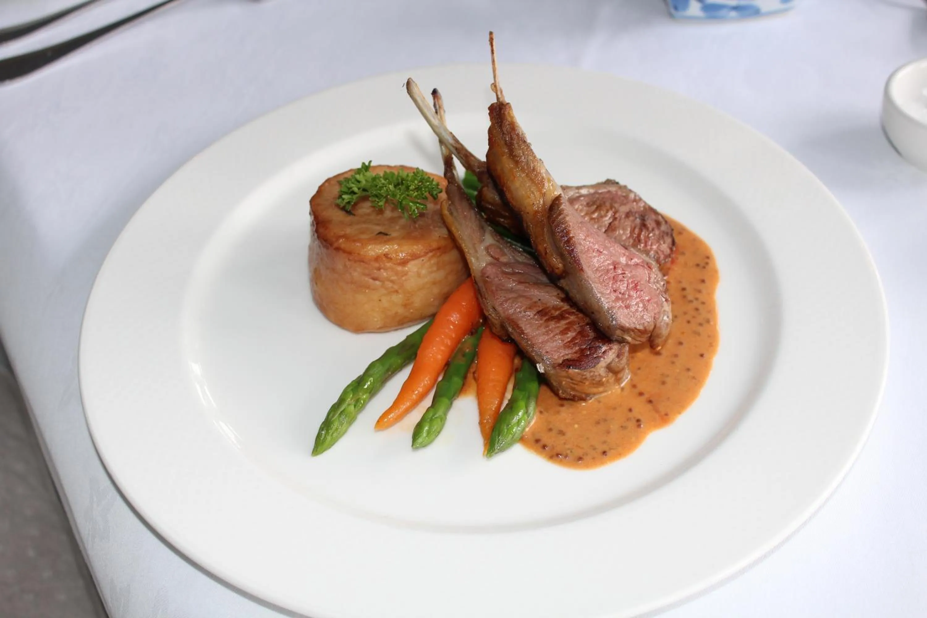 Food close-up in Crinan Hotel