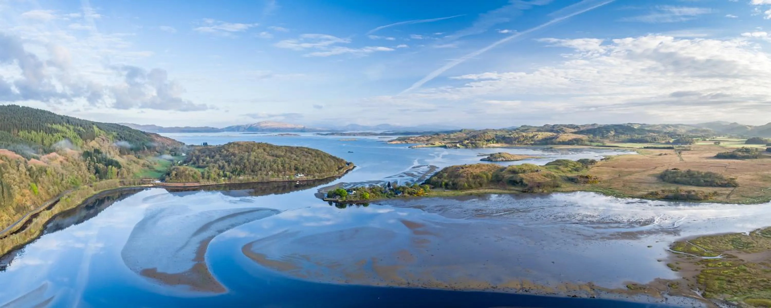 Natural landscape in Crinan Hotel