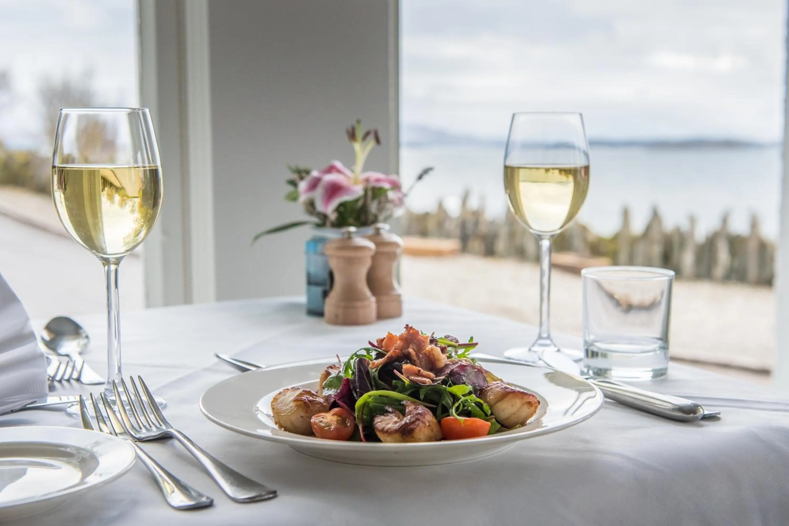 Food close-up in Crinan Hotel