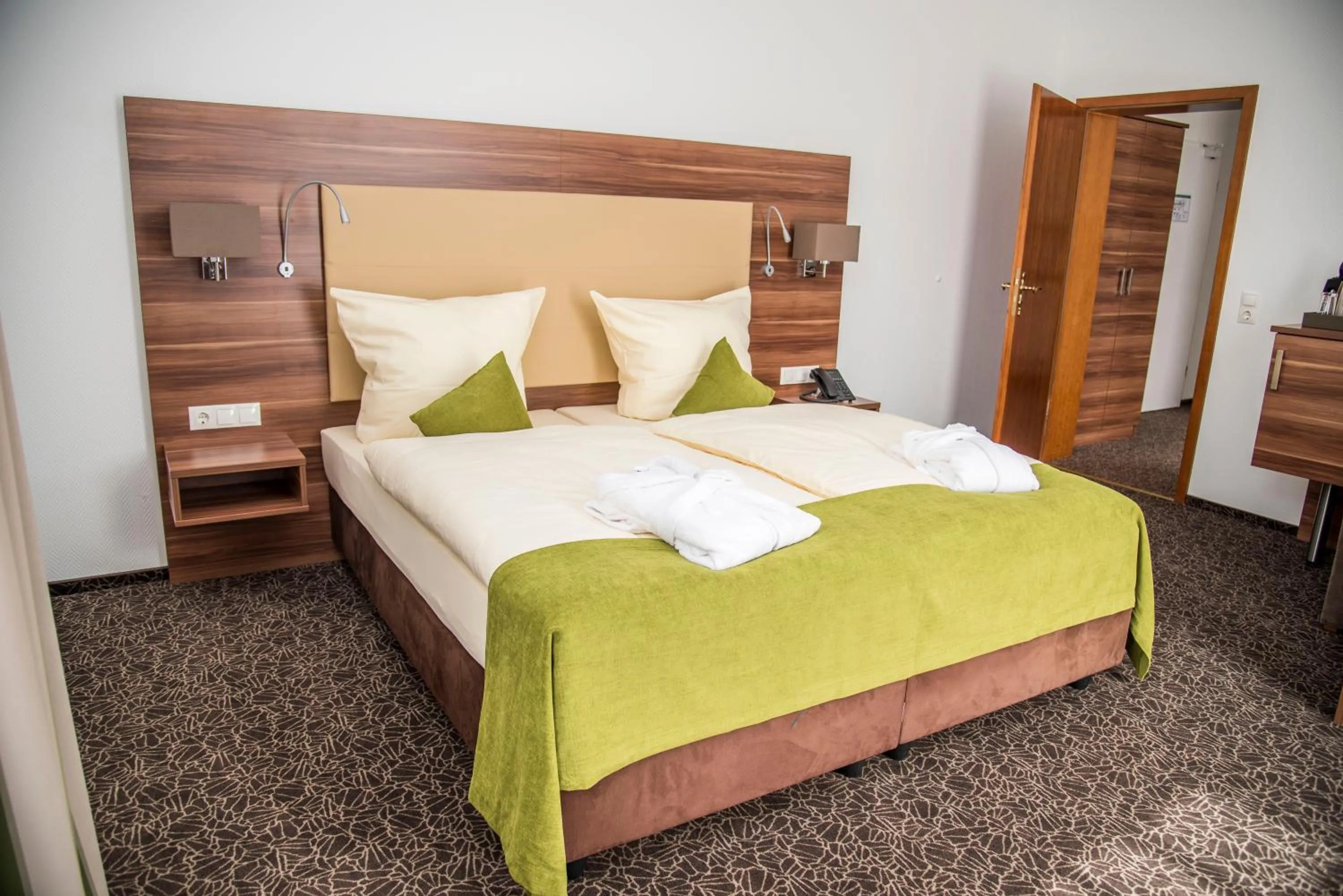 Bed in Hotel Villa Elsa