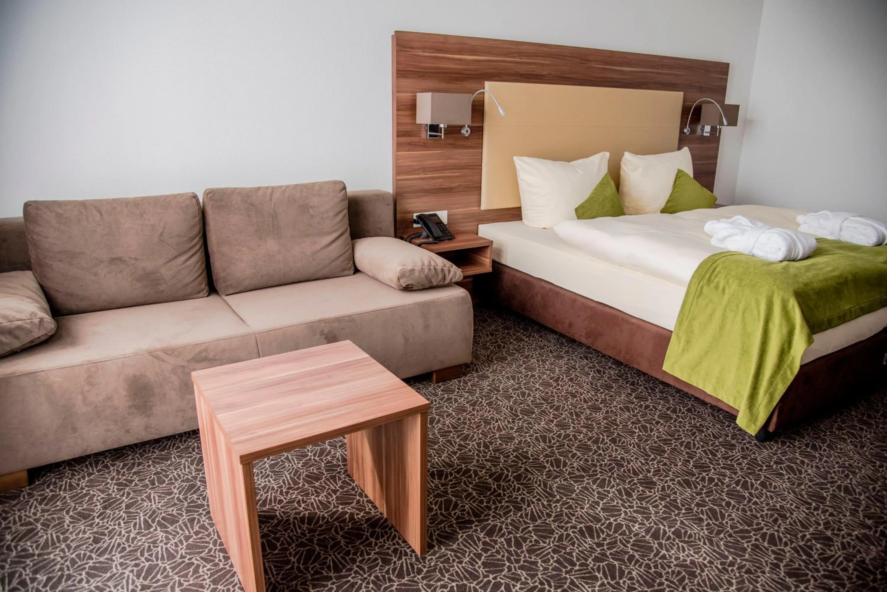 Bed in Hotel Villa Elsa