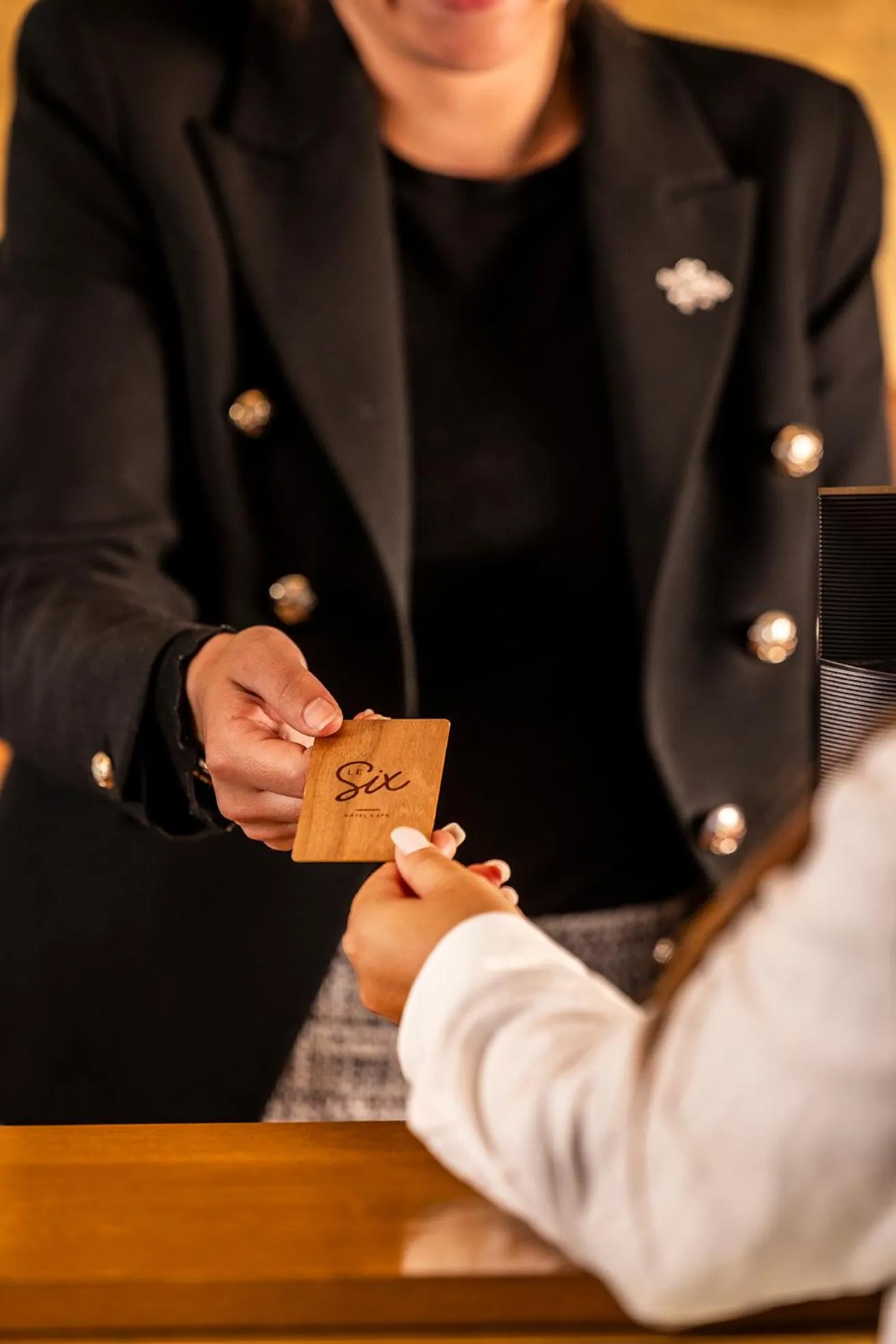 Lobby or reception in Hotel Le Six