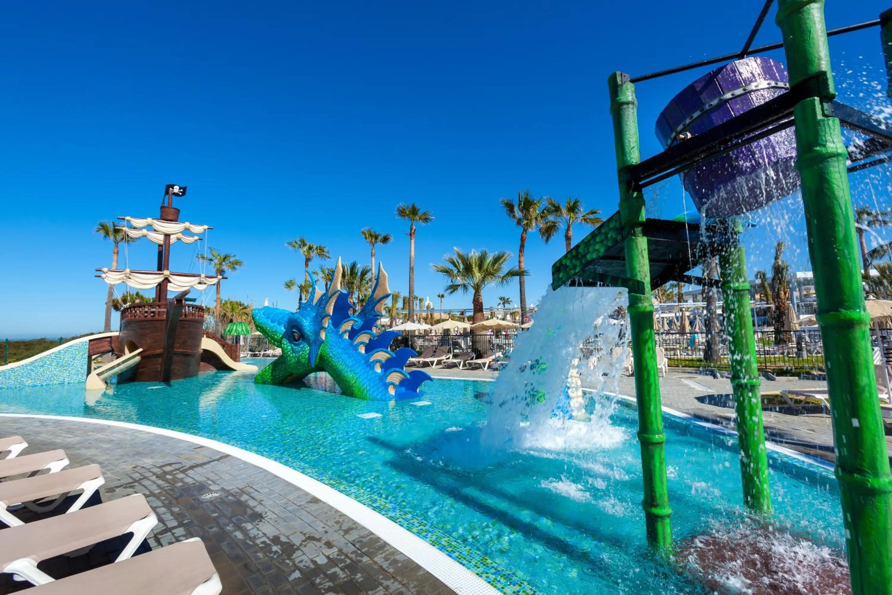Aqua park in Hotel Riu Chiclana - All Inclusive