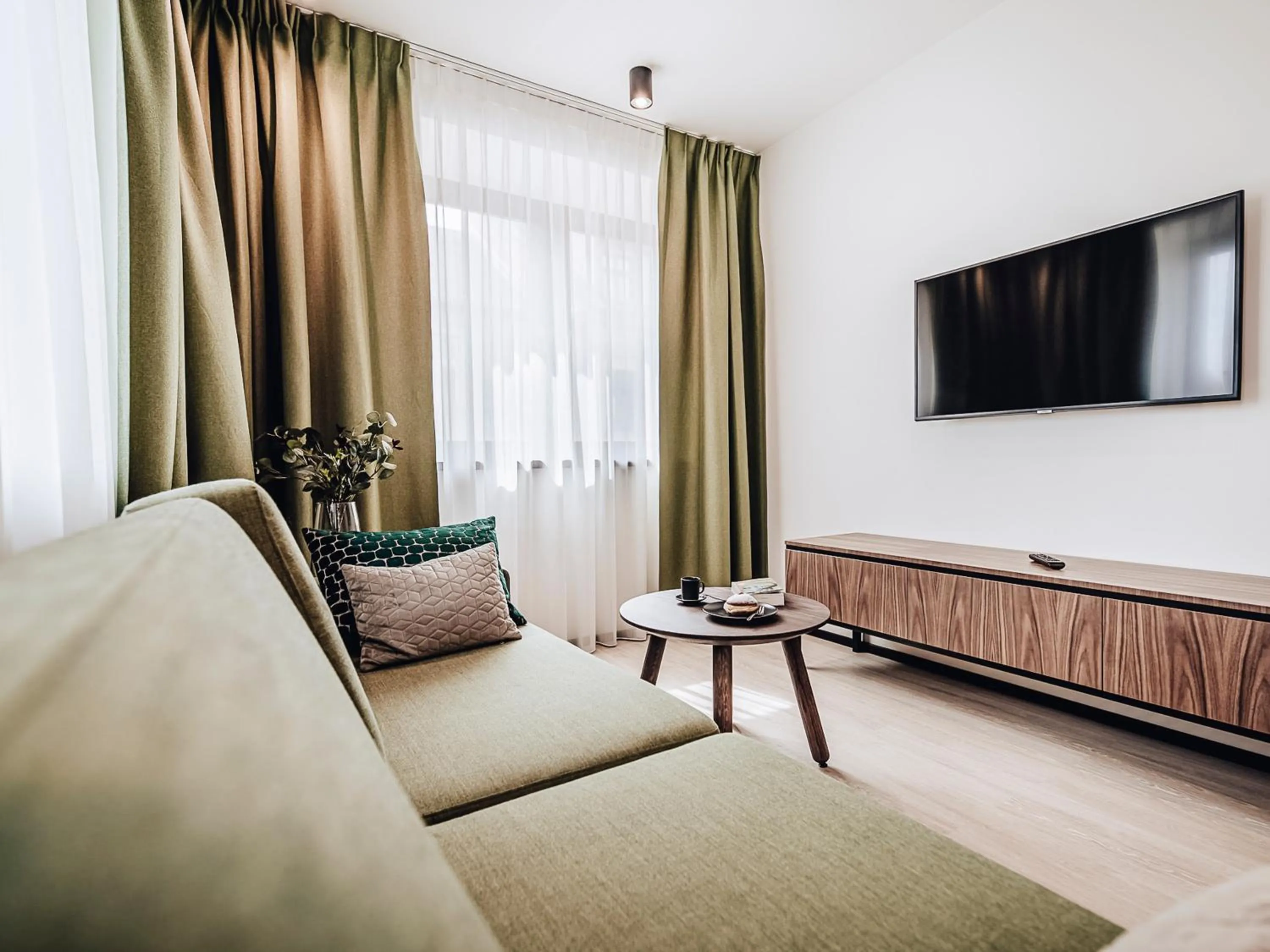 TV and multimedia in Apartamenty Sowa Bydgoszcz