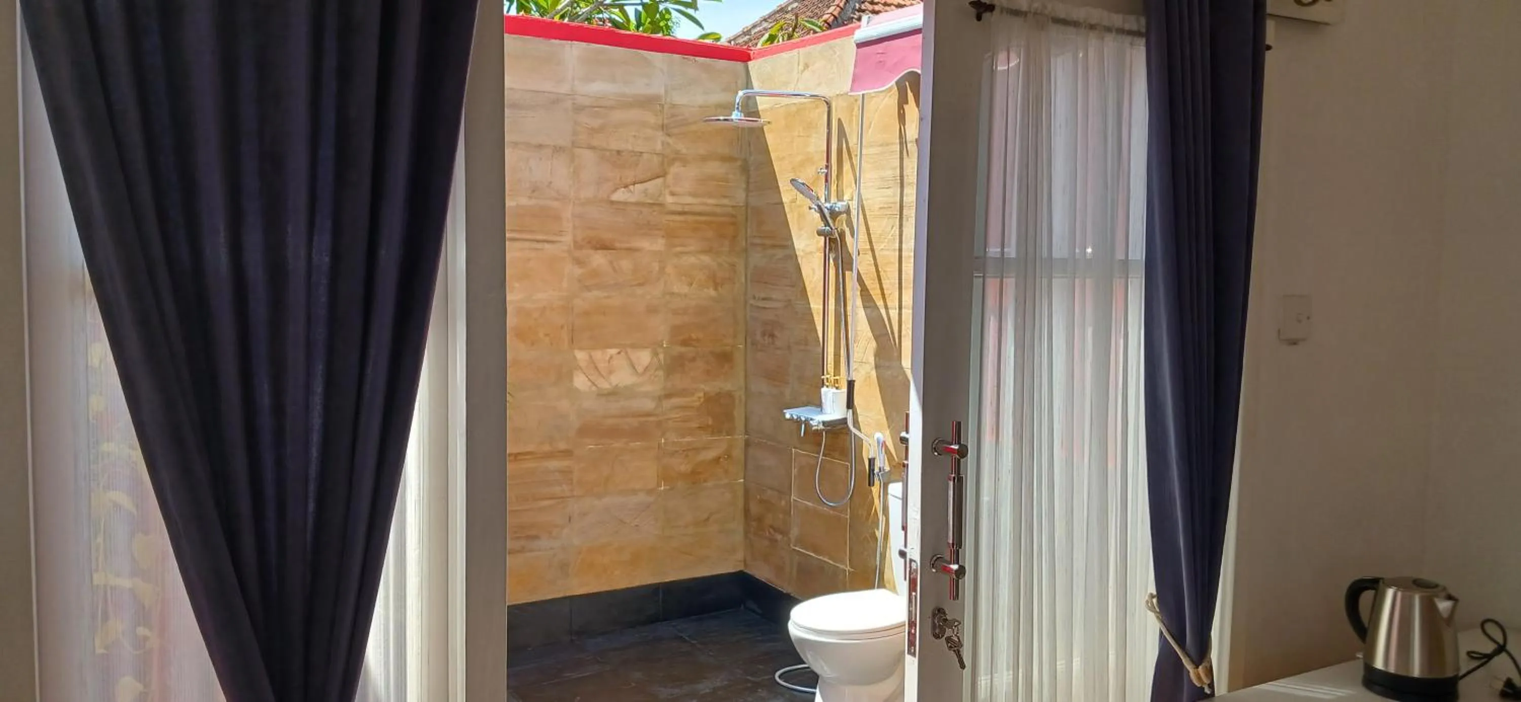 Open Air Bath in Dewi Sri Guesthouse