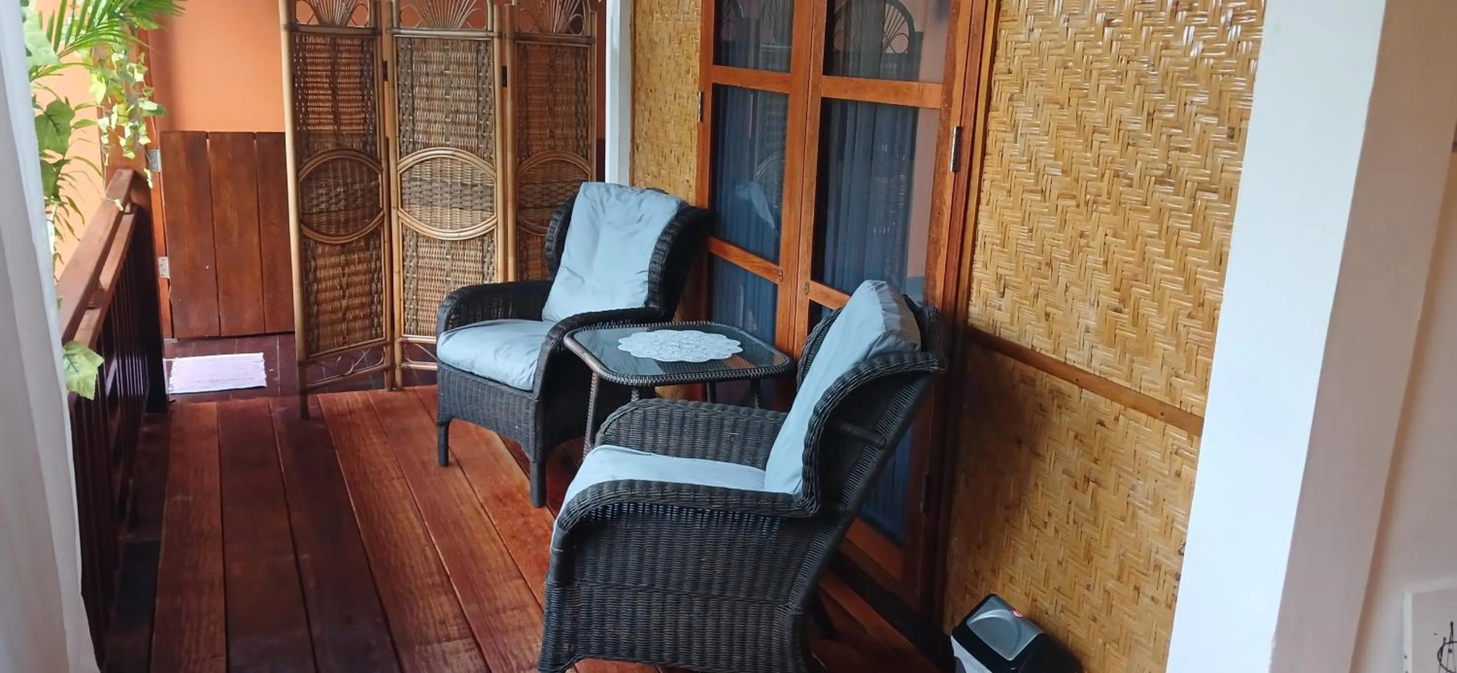 Seating area in Dewi Sri Guesthouse
