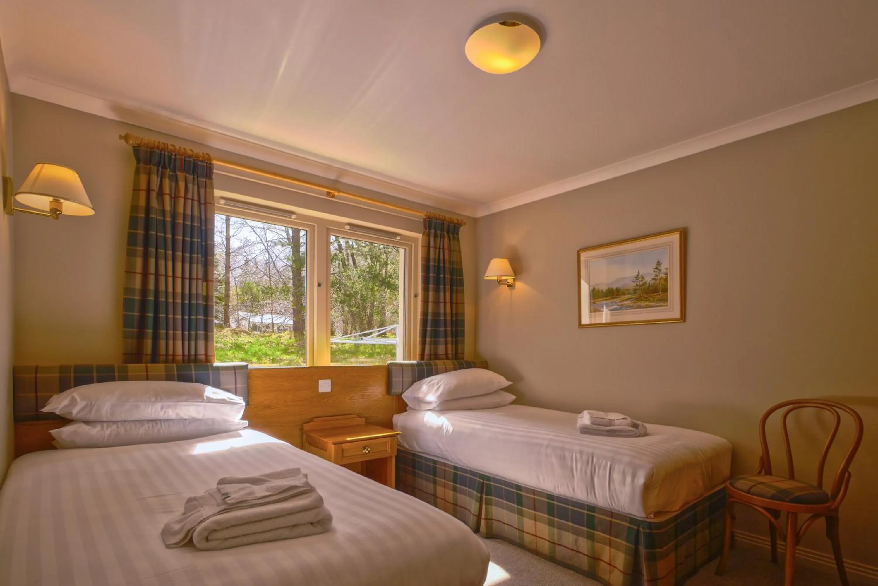 Bed in Glen Nevis Holidays