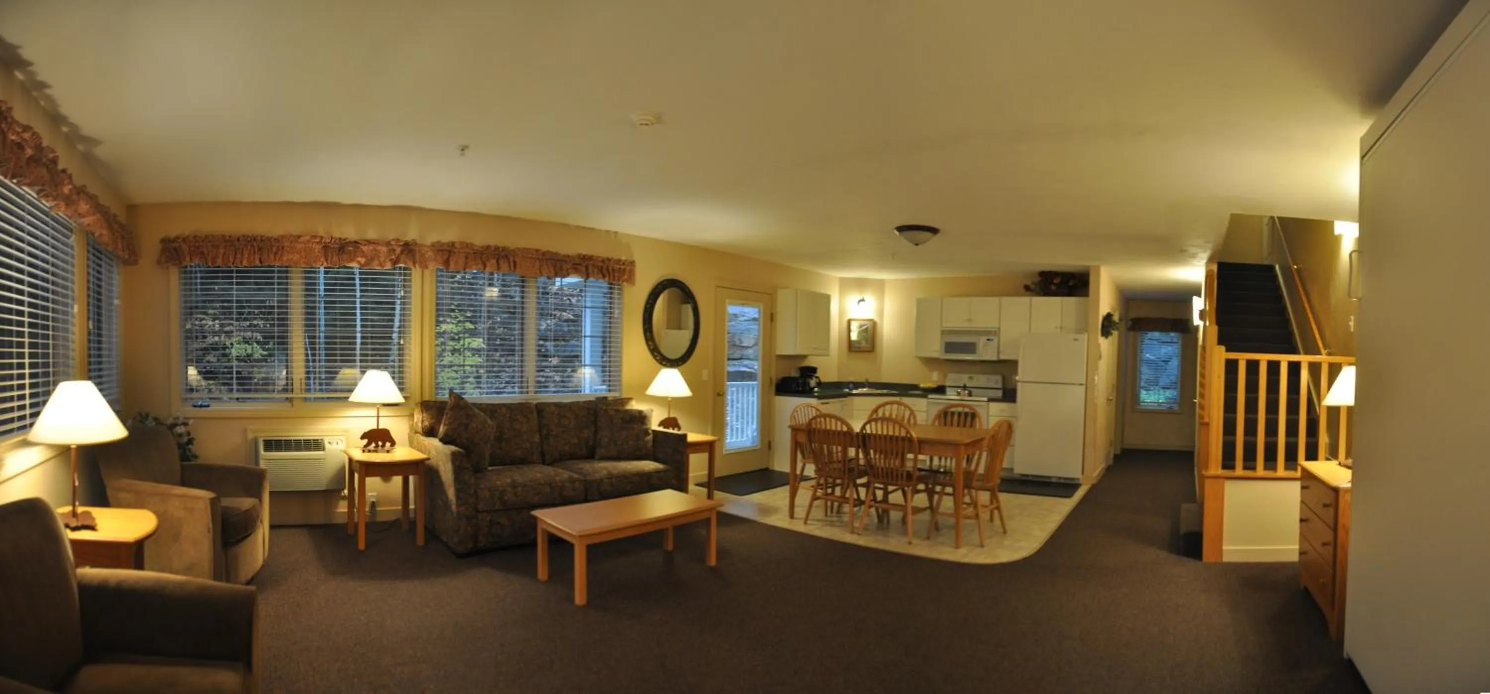 Living room in Attitash Mountain Village