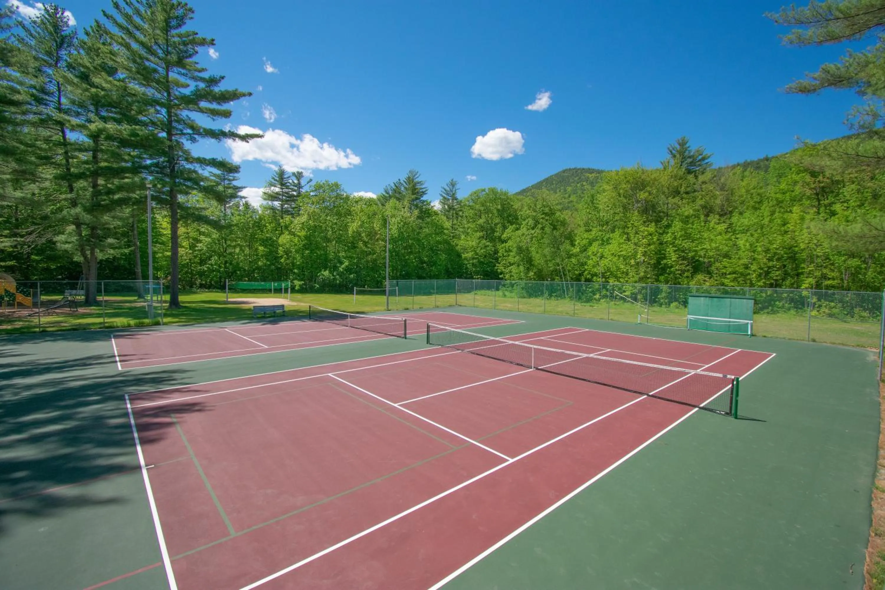 Tennis court in Attitash Mountain Village