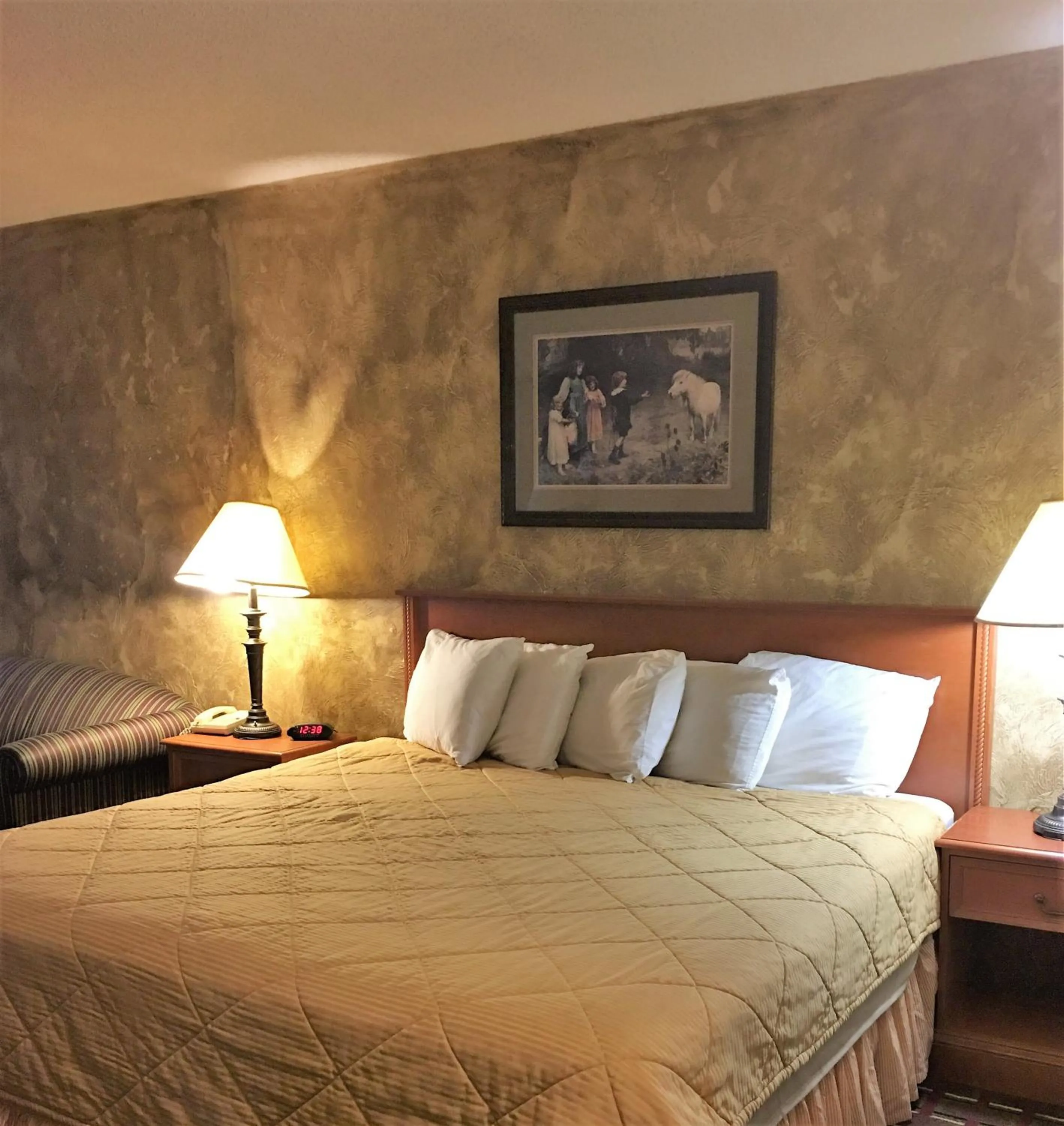 Bed in The Biltmore Hotel Oklahoma