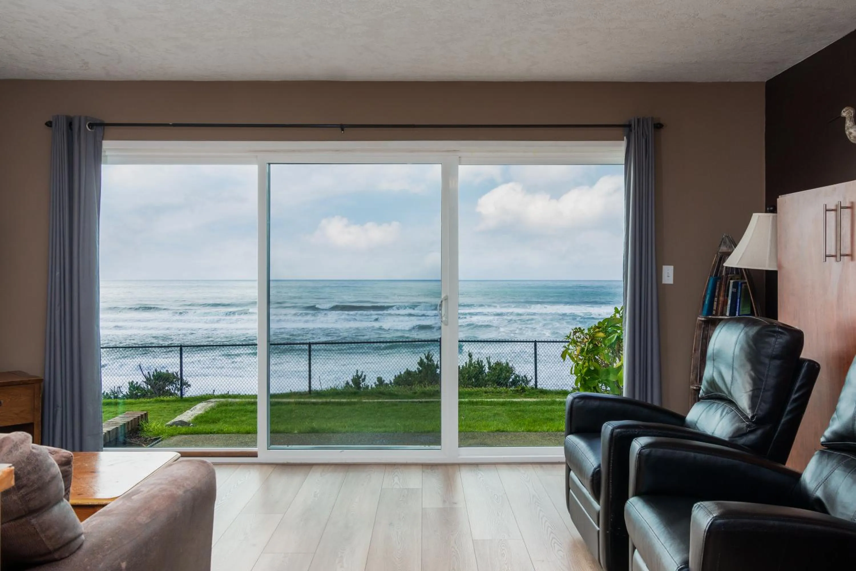 Living room in Ocean Terrace Condominiums