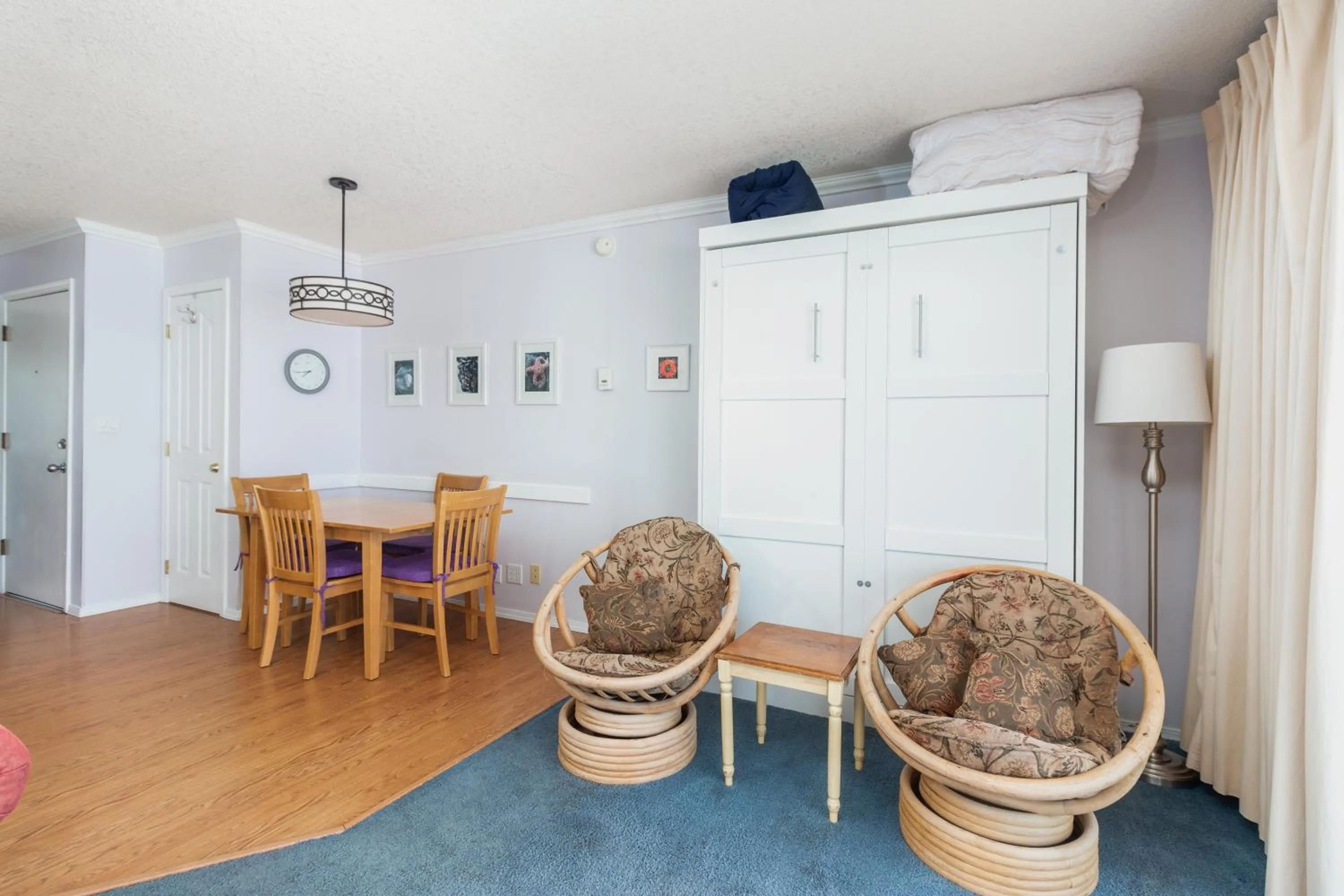 Living room in Ocean Terrace Condominiums