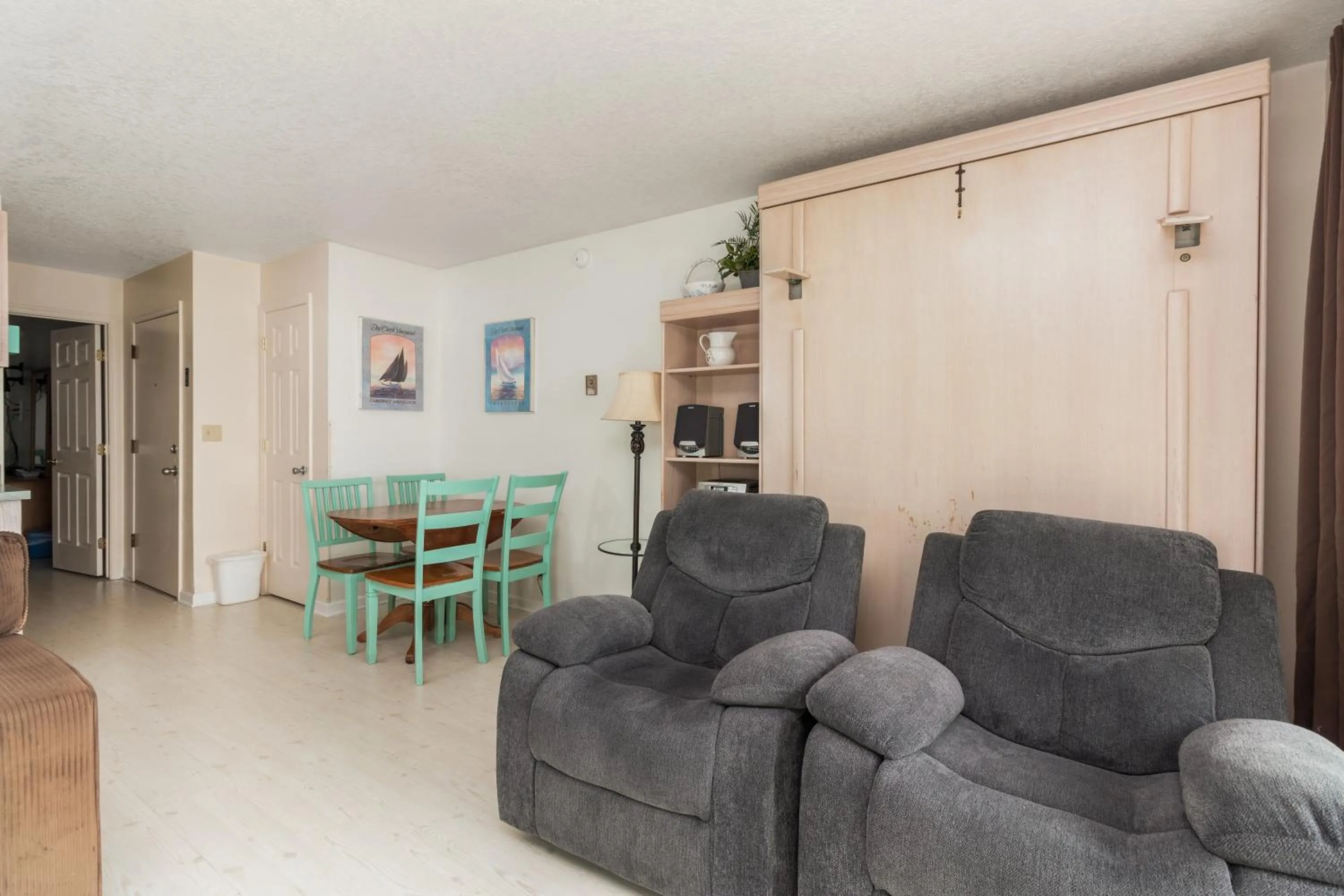Living room in Ocean Terrace Condominiums